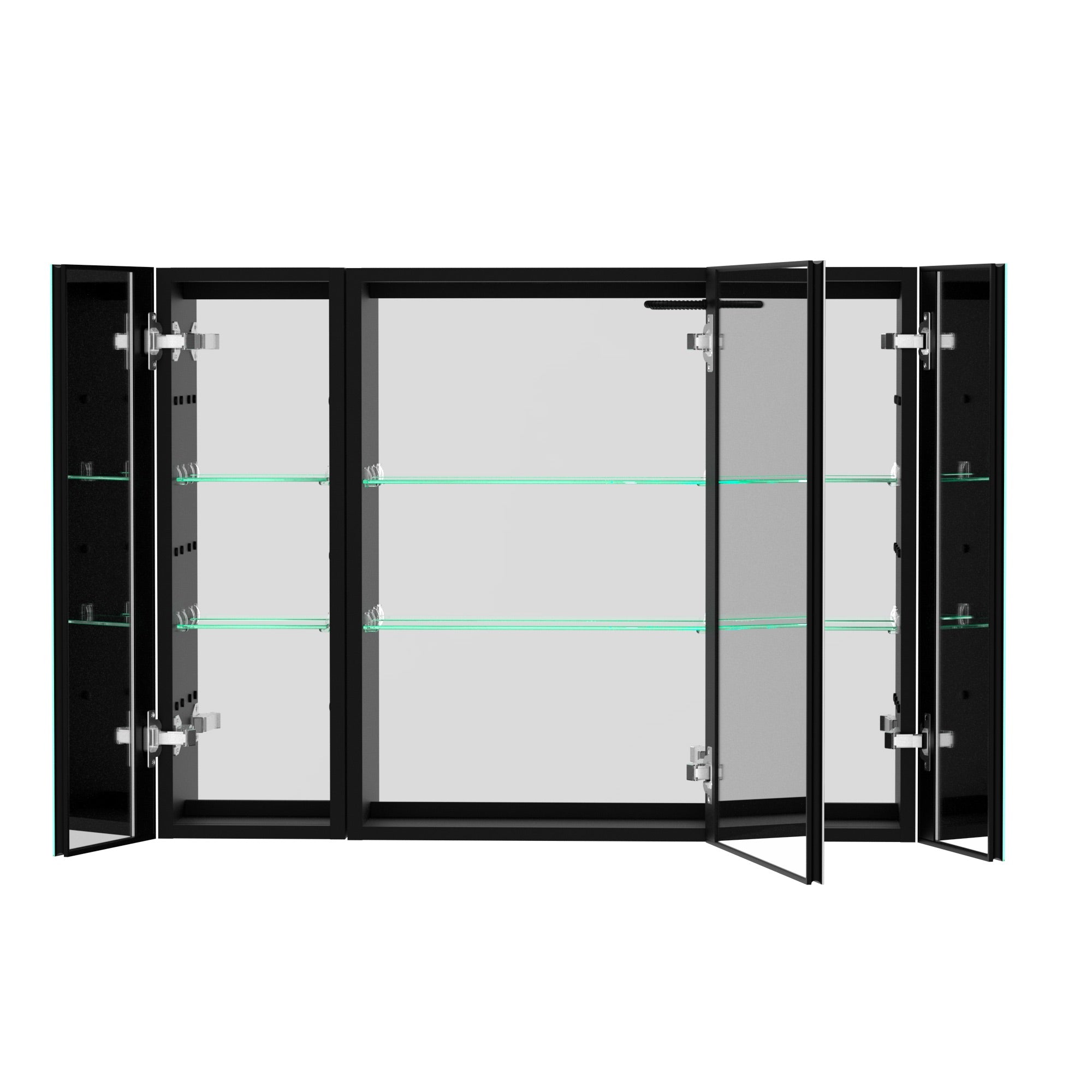 40 in. W x 30 in. H Surface Mount Bathroom Medicine Cabinet with Mirror and Shelves