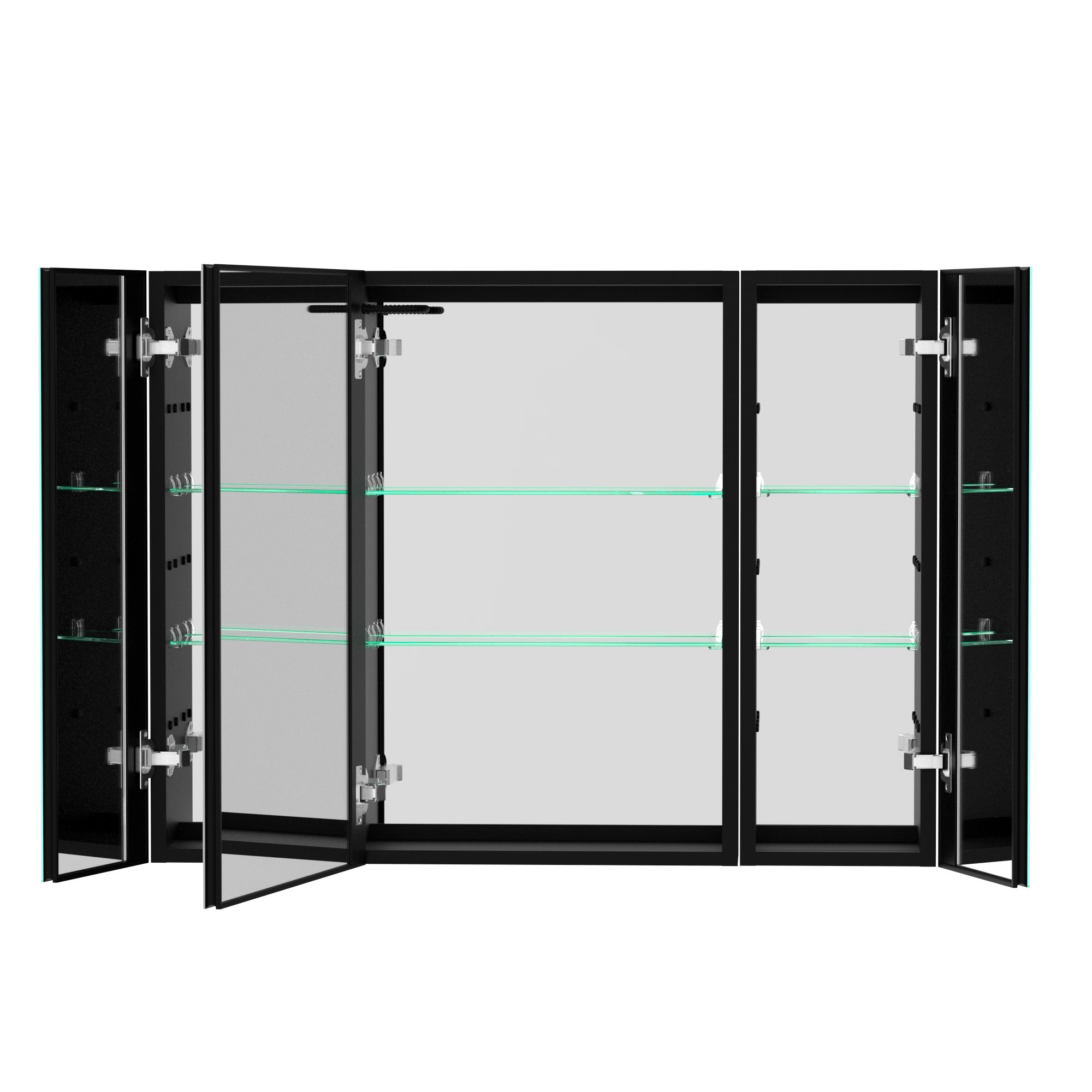 40 in. W x 30 in. H Surface Mount Bathroom Medicine Cabinet with Mirror and Shelves