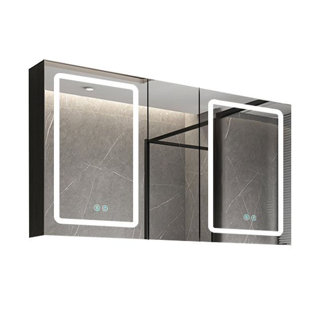 50 in. W x 30 in. H Surface Mount Bathroom Medicine Cabinet with Mirror and Shelves