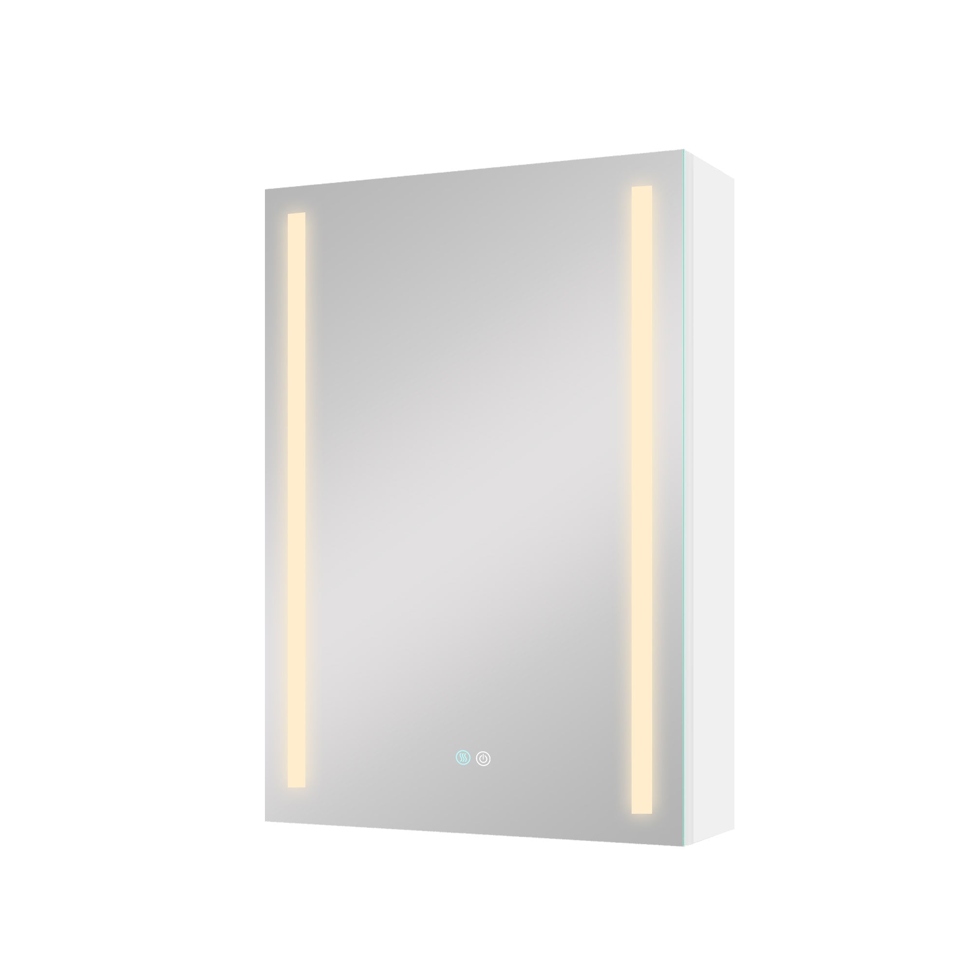 20 in. W x 30 in. H Surface Mount Bathroom Medicine Cabinet with Mirror and Shelves