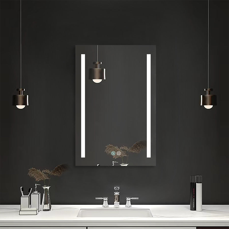 20 in. W x 30 in. H Surface Mount Bathroom Medicine Cabinet with Mirror and Shelves