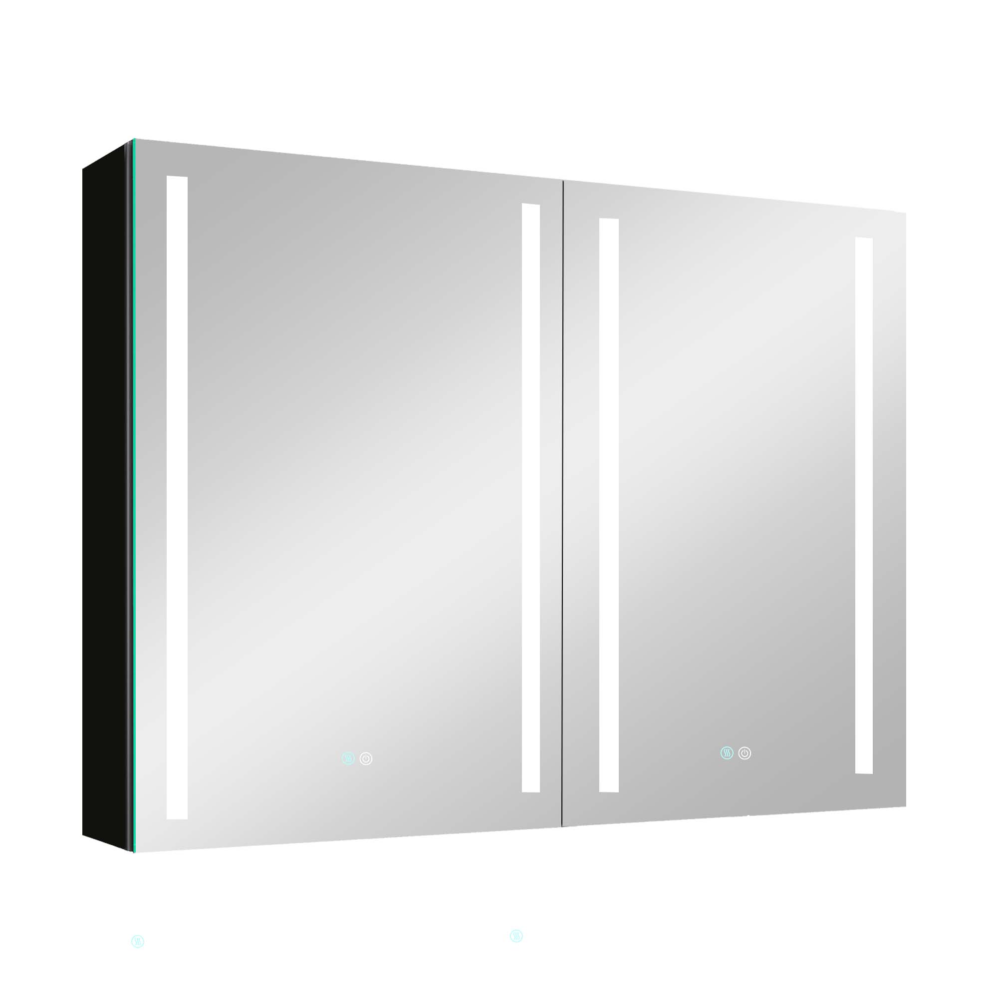 40 in. W x 30 in. H Surface Mount Bathroom Medicine Cabinet with Mirror and Shelves