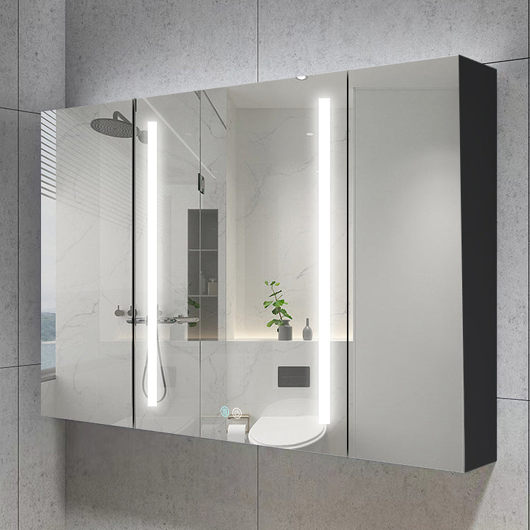 40 in. W x 30 in. H Surface Mount Bathroom Medicine Cabinet with Mirror and Shelves