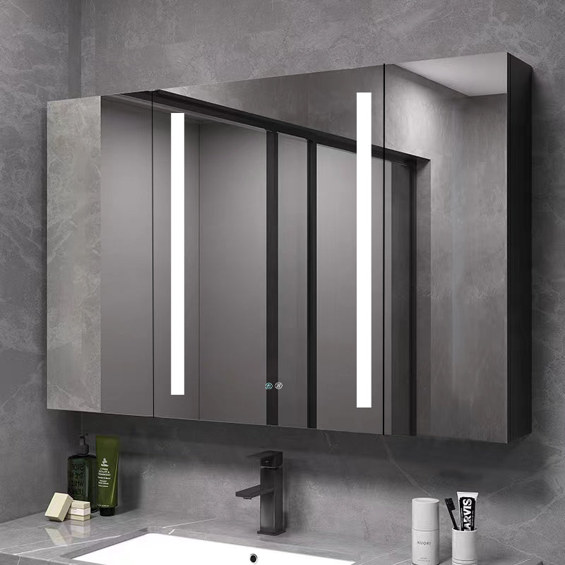 40 in. W x 30 in. H Surface Mount Bathroom Medicine Cabinet with Mirror and Shelves
