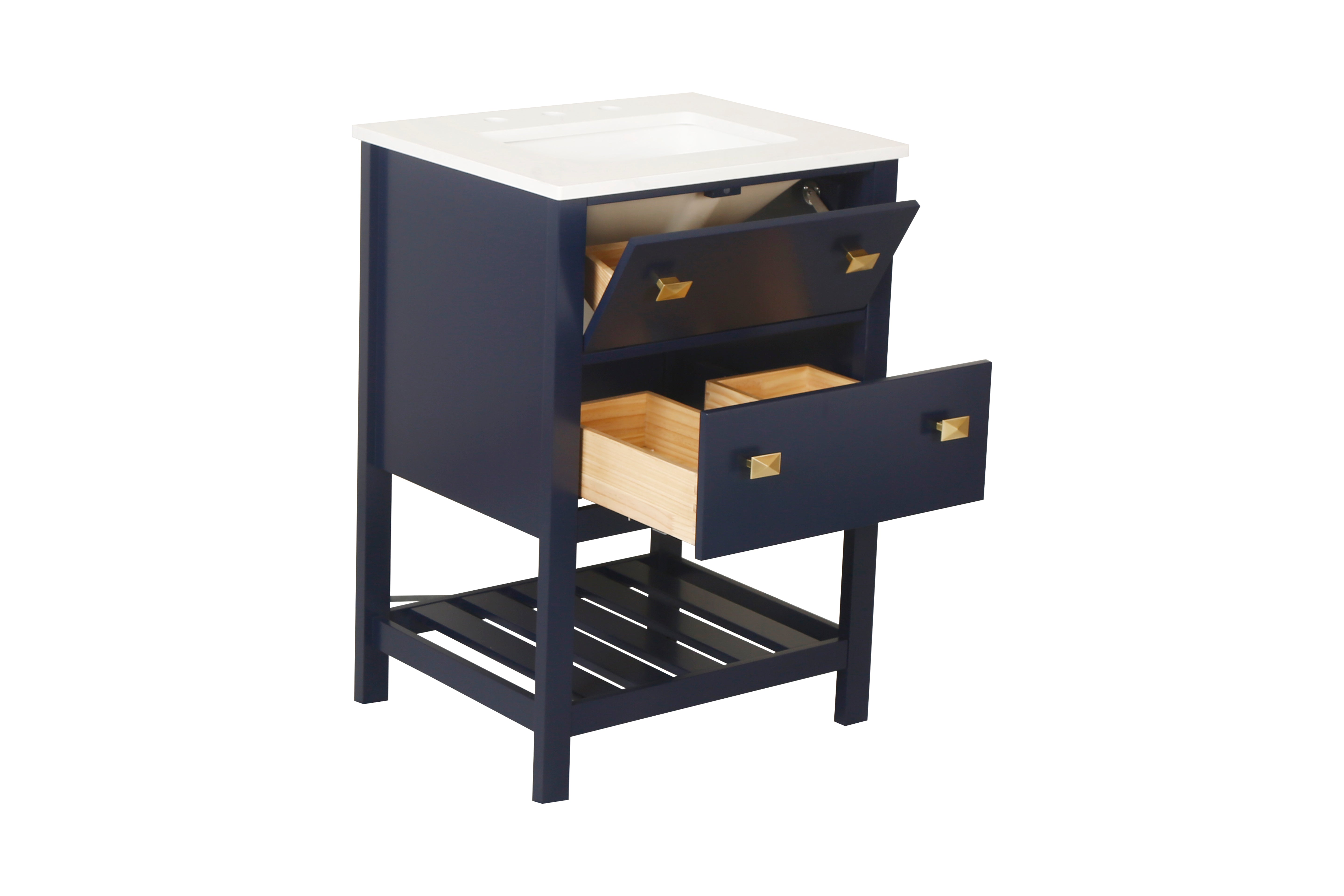 24/30 Inch Plywood Freestanding Bathroom Vanity with Sink