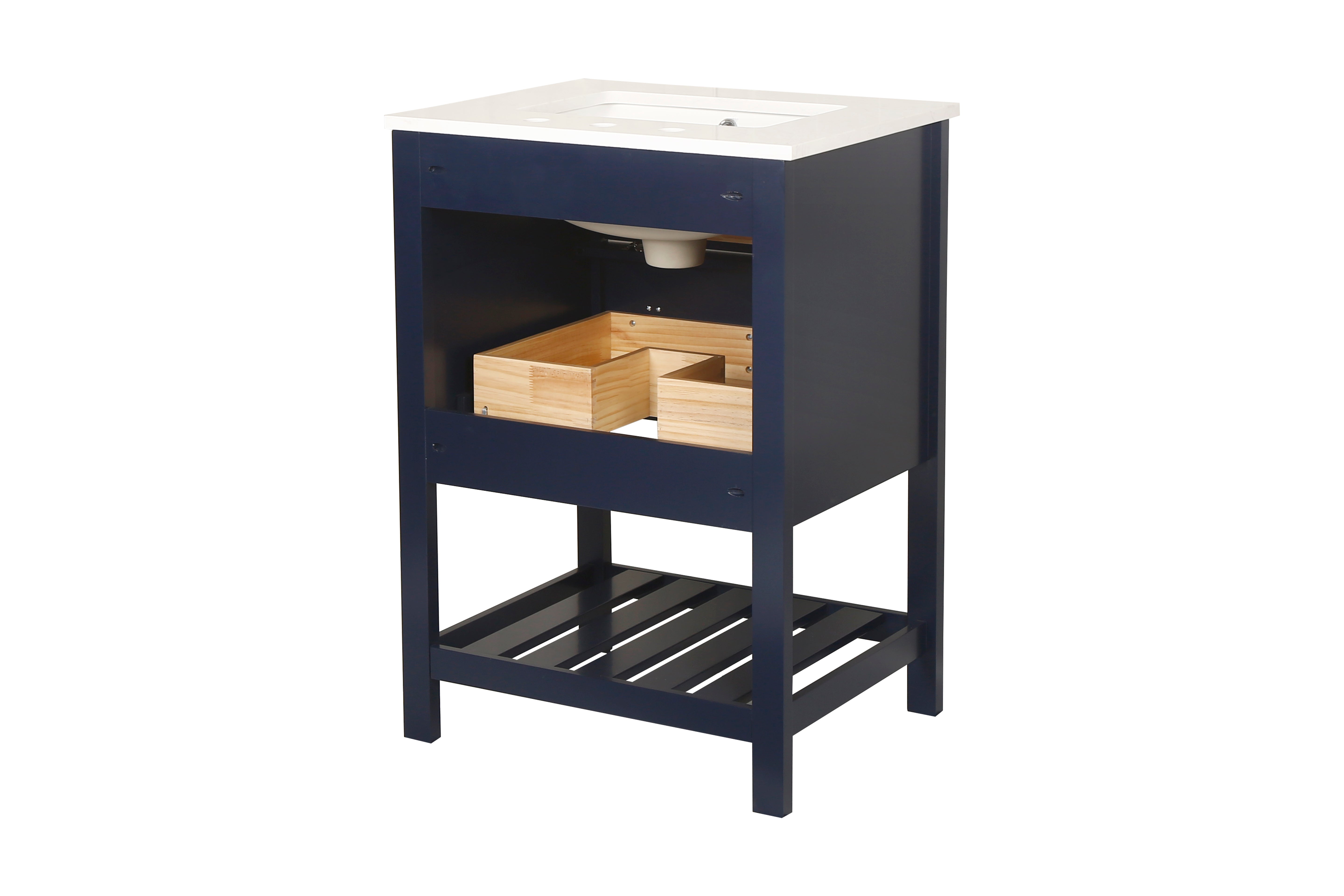 24/30 Inch Plywood Freestanding Bathroom Vanity with Sink