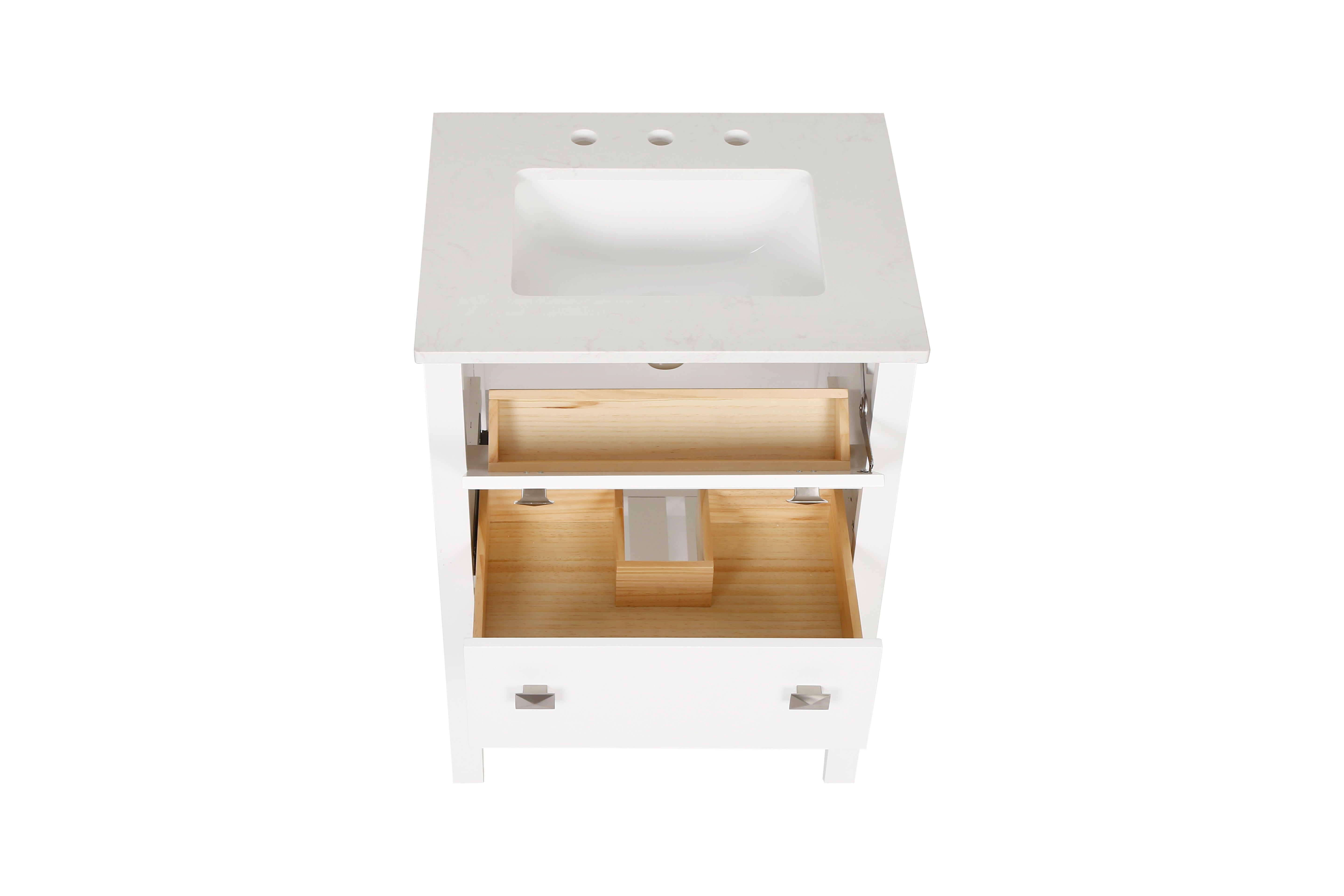 24/30 Inch Plywood Freestanding Bathroom Vanity with Sink