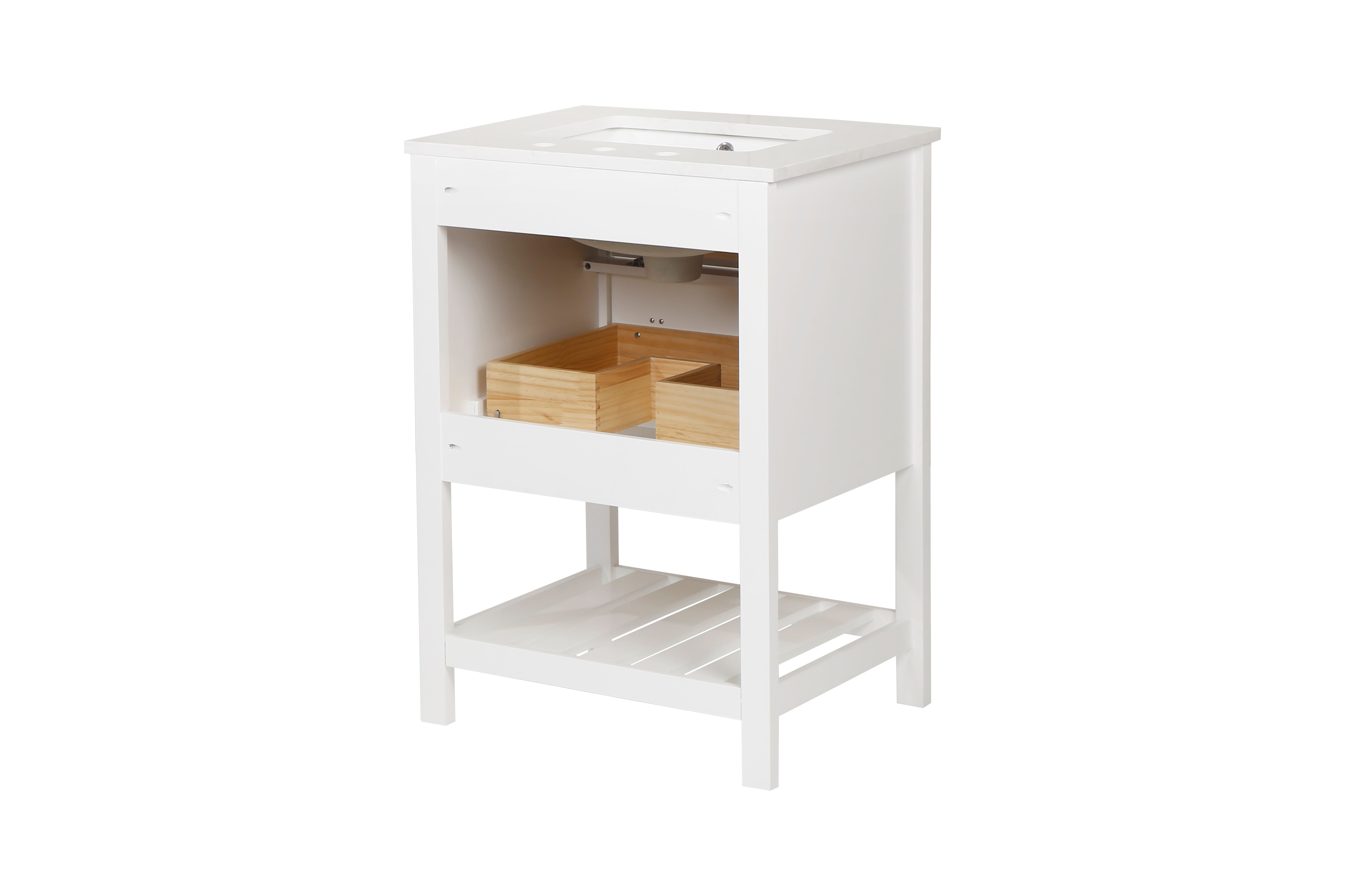 24/30 Inch Plywood Freestanding Bathroom Vanity with Sink