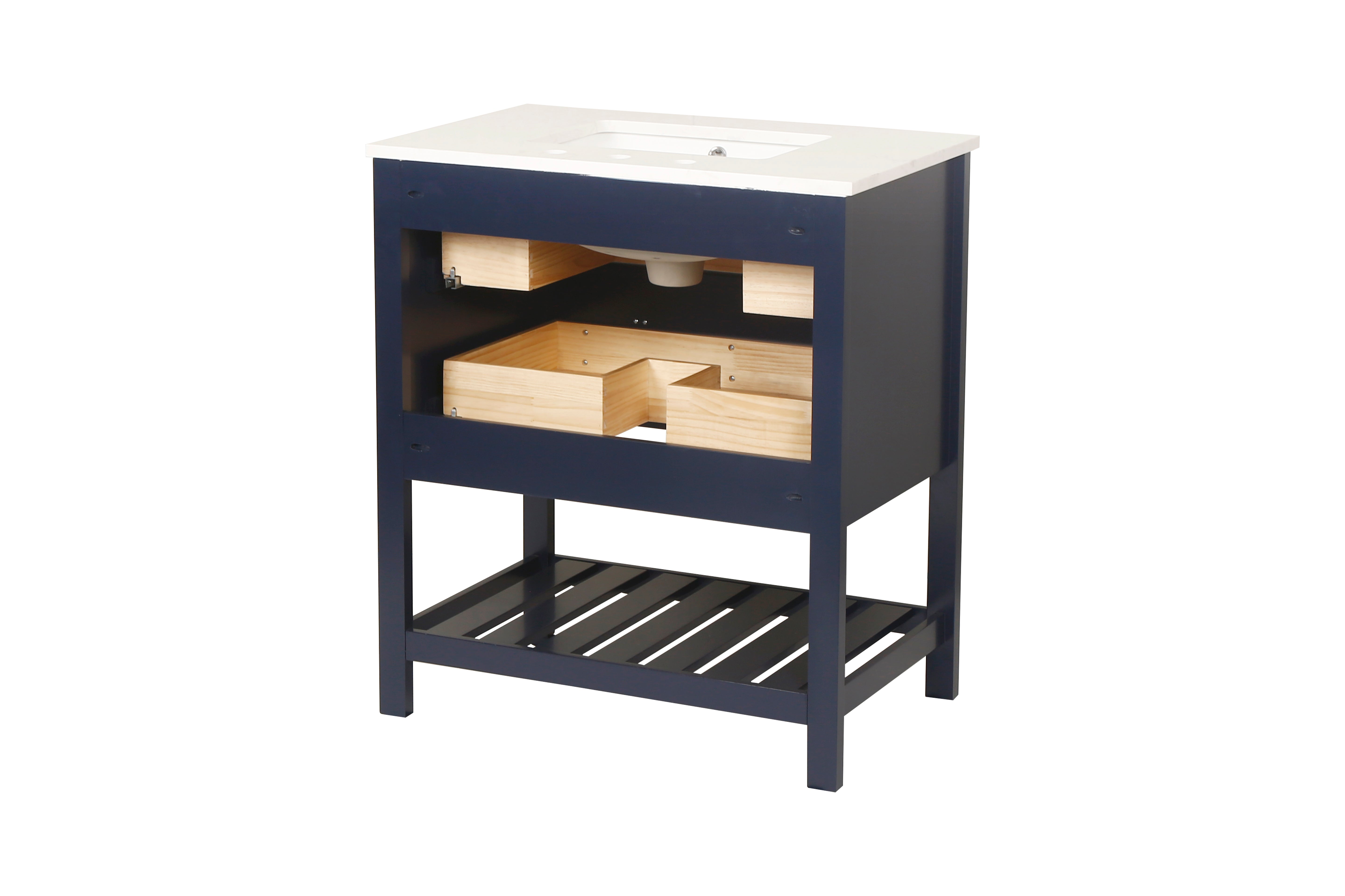 24/30 Inch Plywood Freestanding Bathroom Vanity with Sink