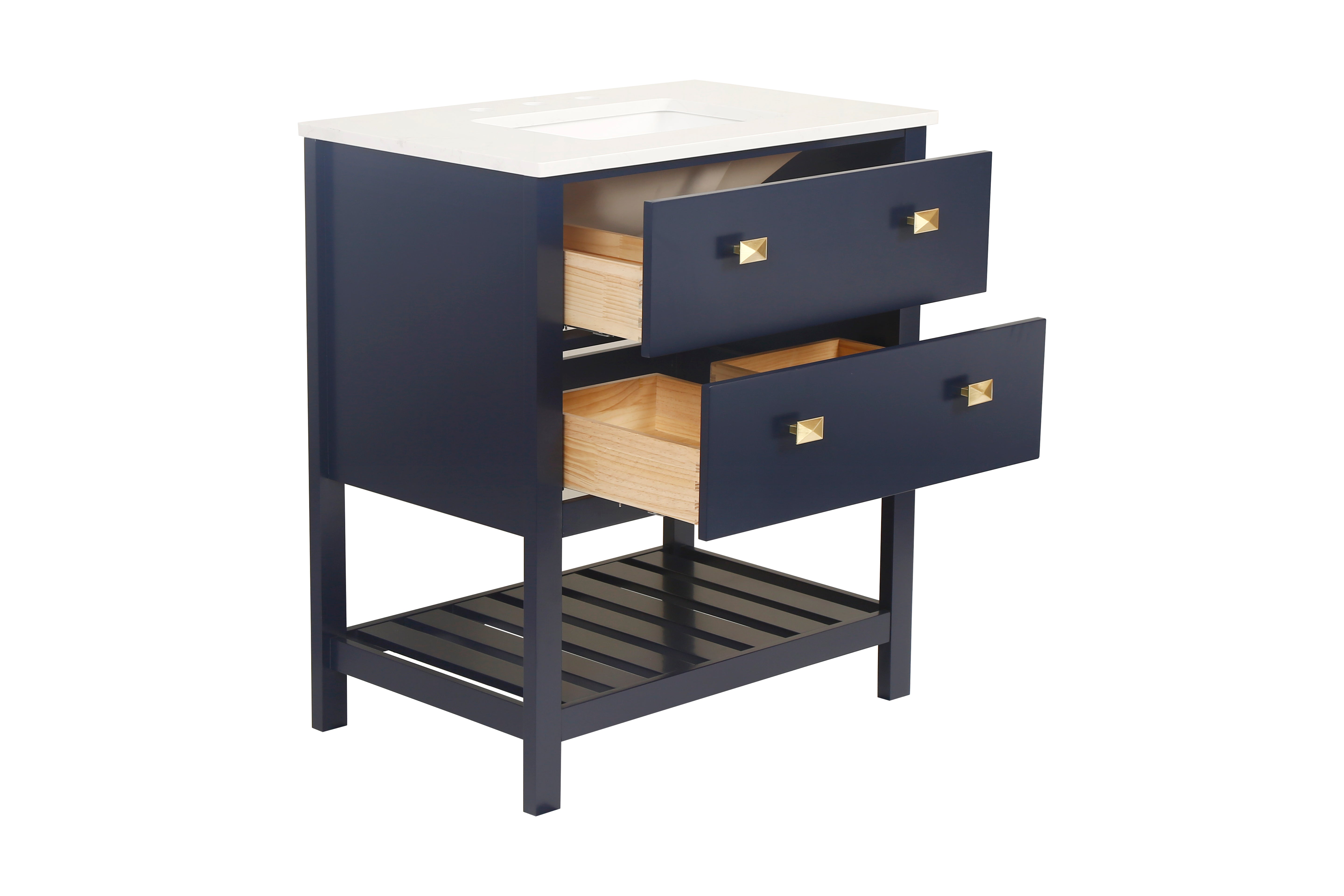 24/30 Inch Plywood Freestanding Bathroom Vanity with Sink