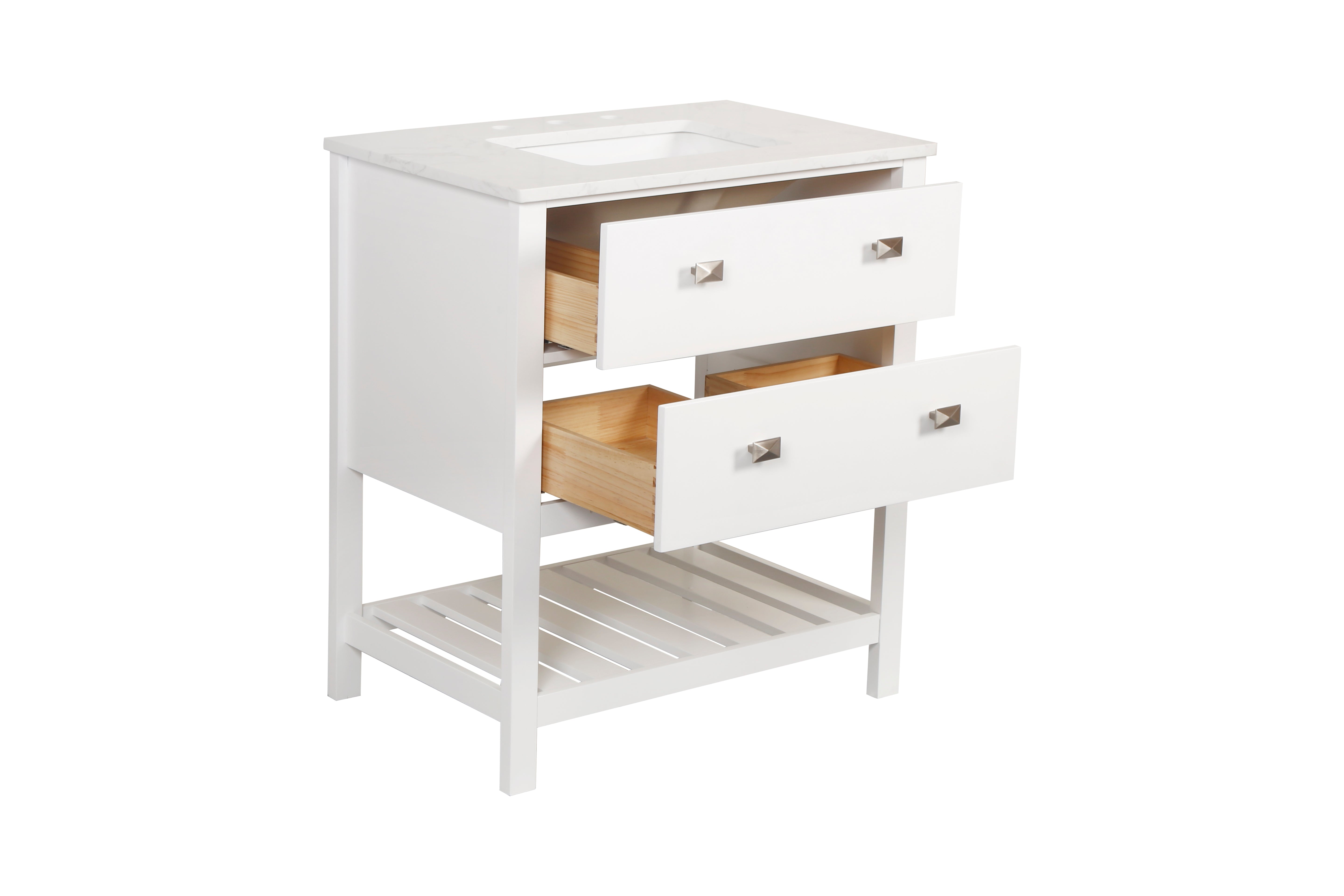 24/30 Inch Plywood Freestanding Bathroom Vanity with Sink
