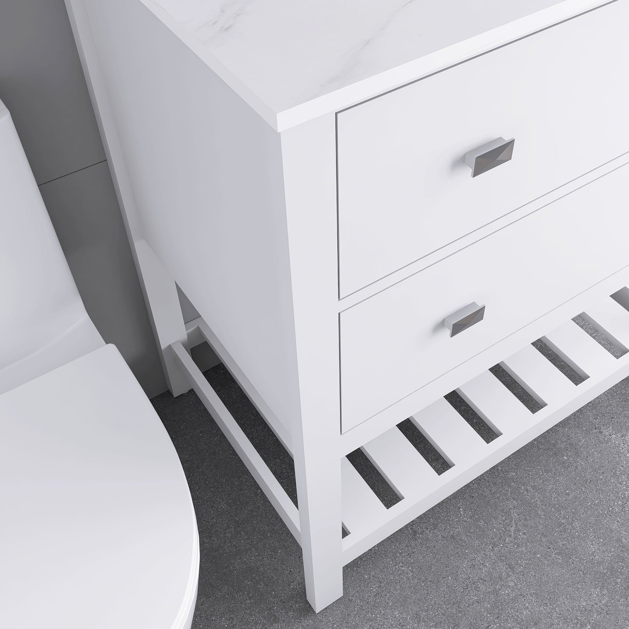24/30 Inch Plywood Freestanding Bathroom Vanity with Sink