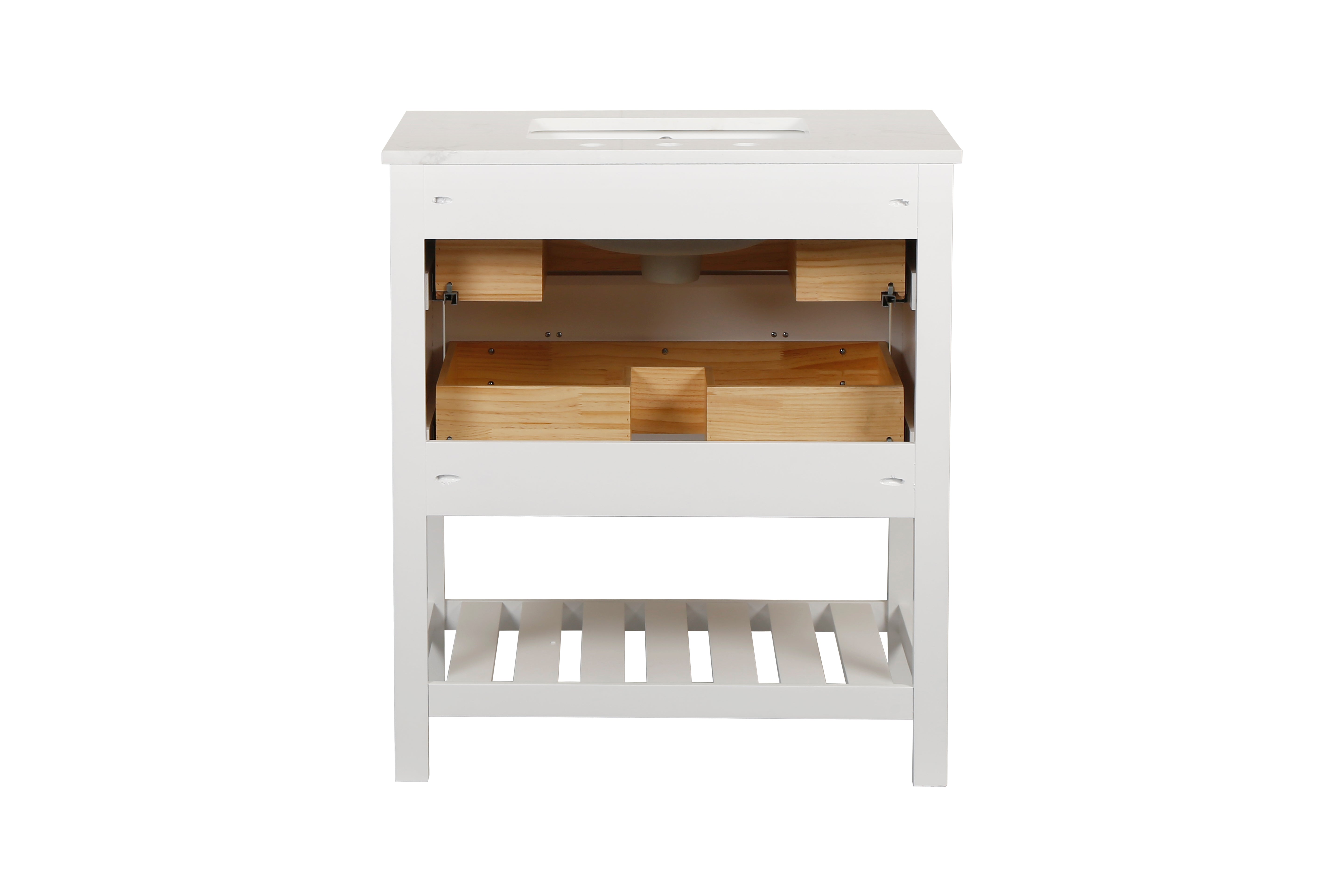 24/30 Inch Plywood Freestanding Bathroom Vanity with Sink