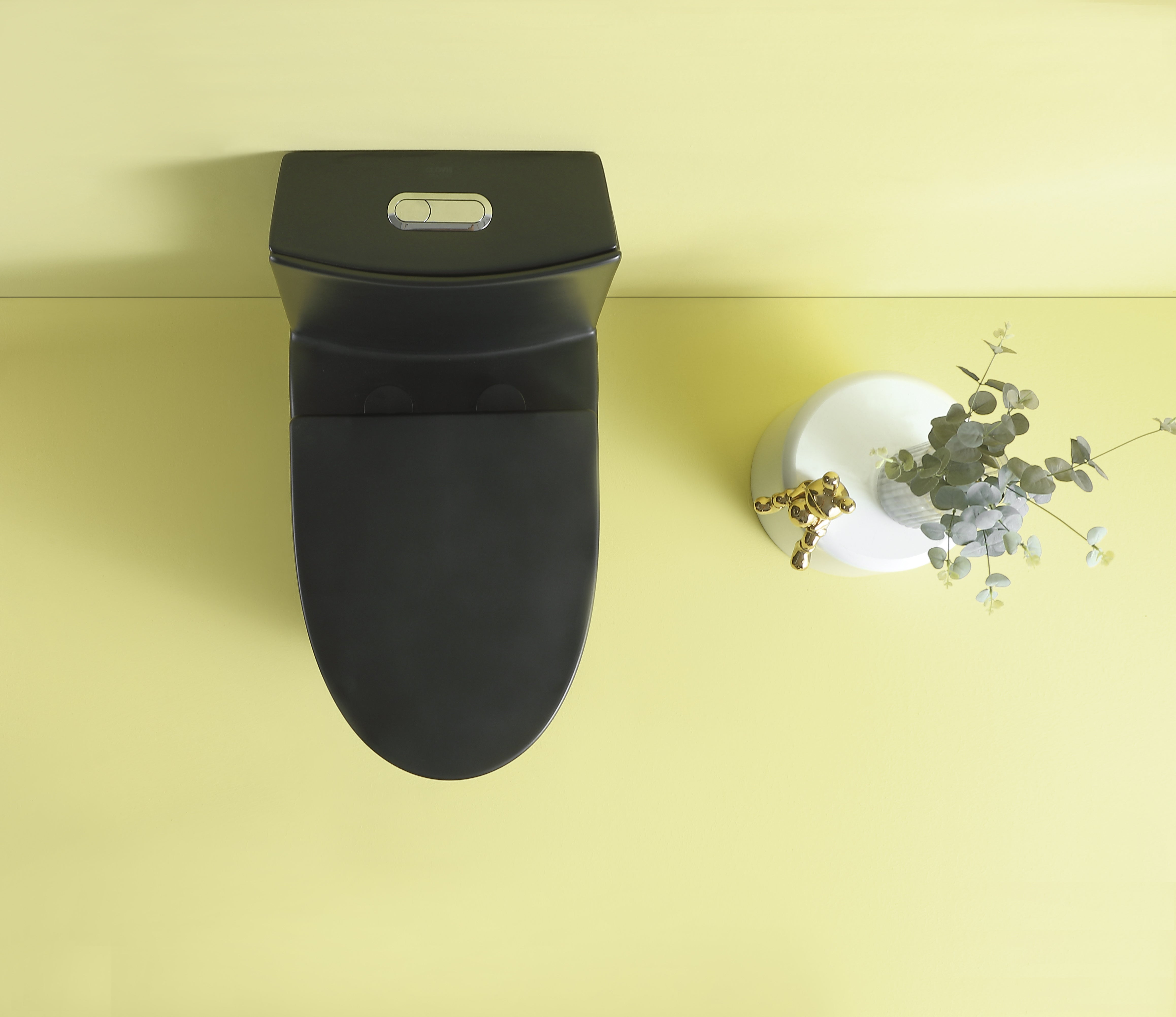 15 5/8 Inch One Piece 1.1/1.6 GPF Dual Flush Elongated Toilet