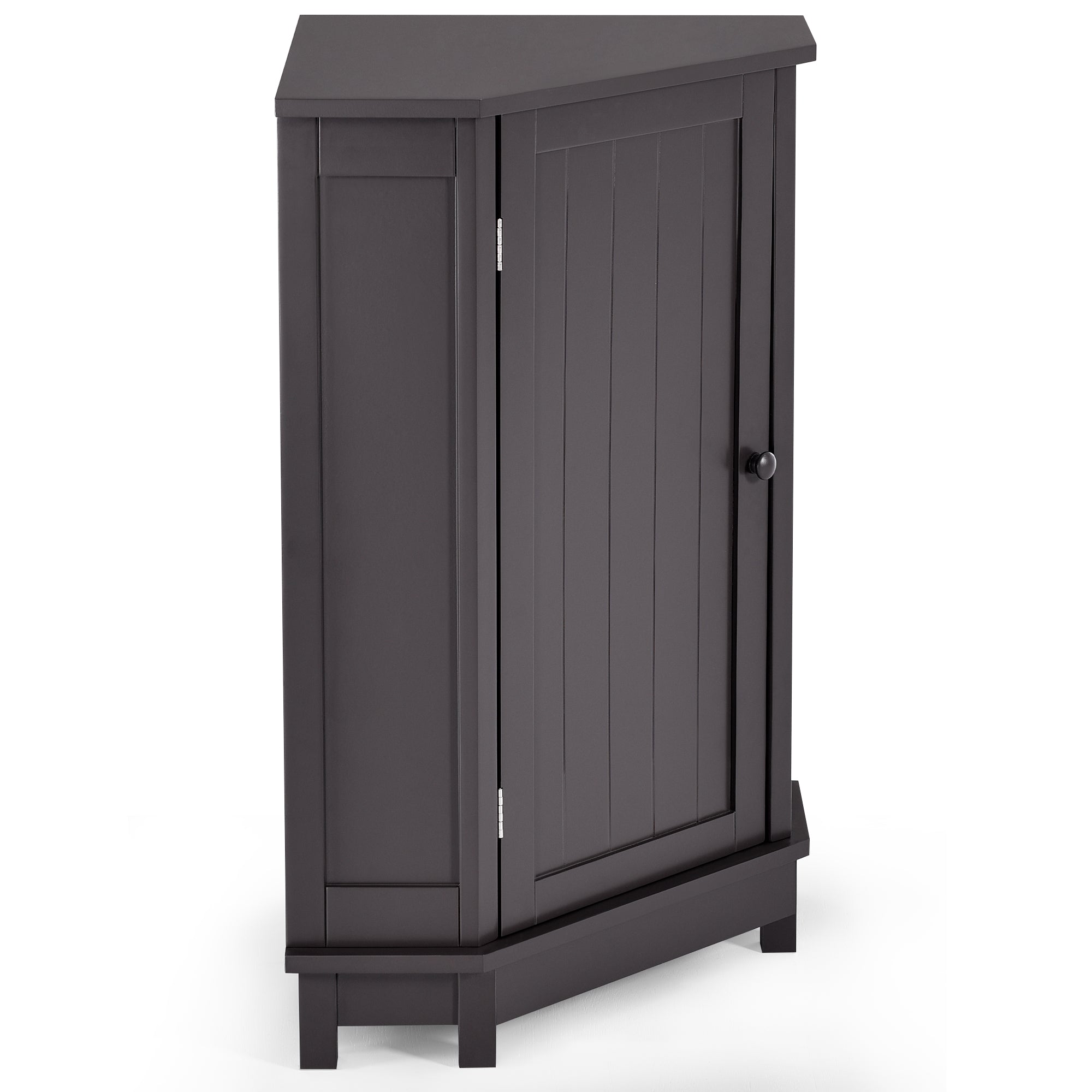 31" Wood 1-door Bathroom Cabinet with Interior Shelves