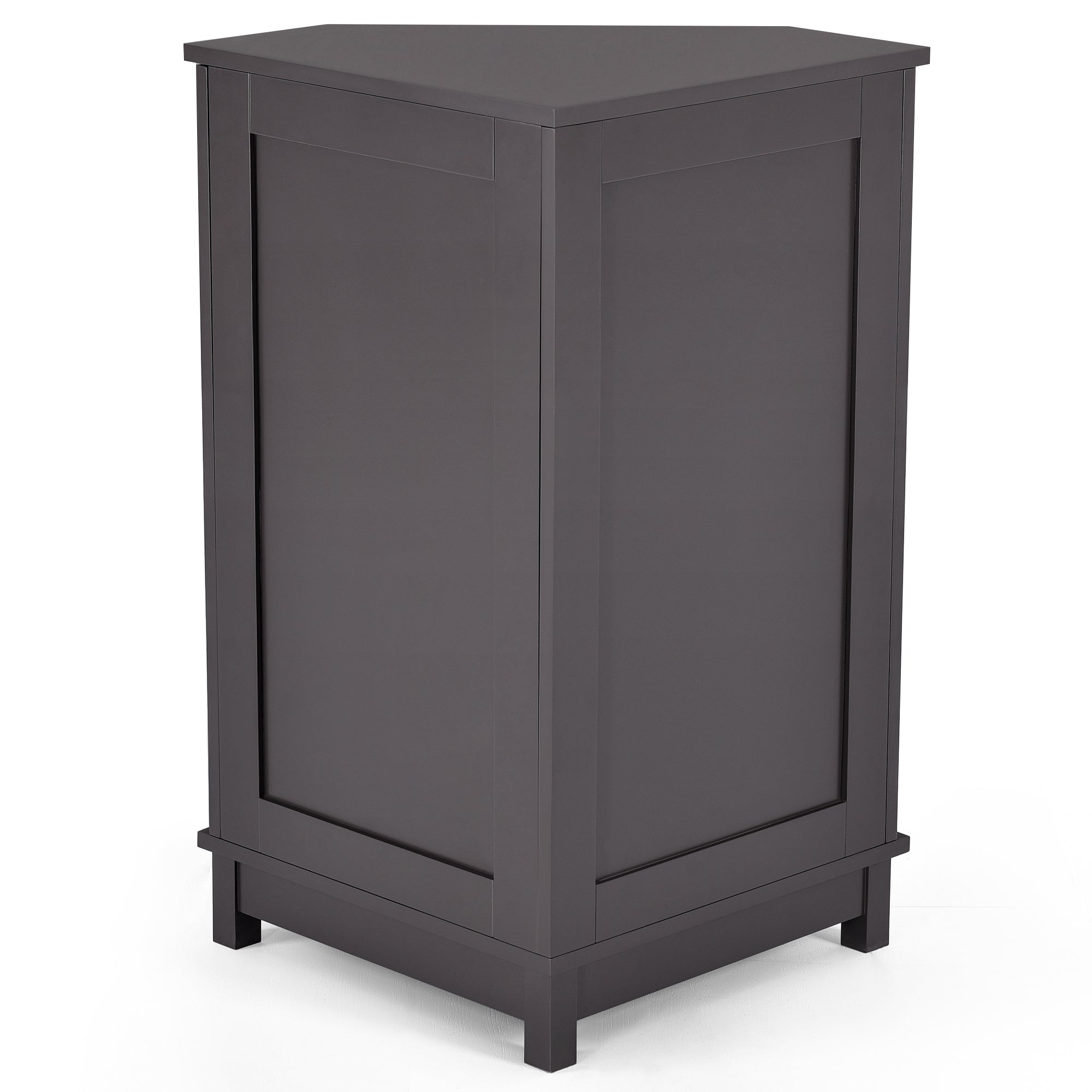 31" Wood 1-door Bathroom Cabinet with Interior Shelves