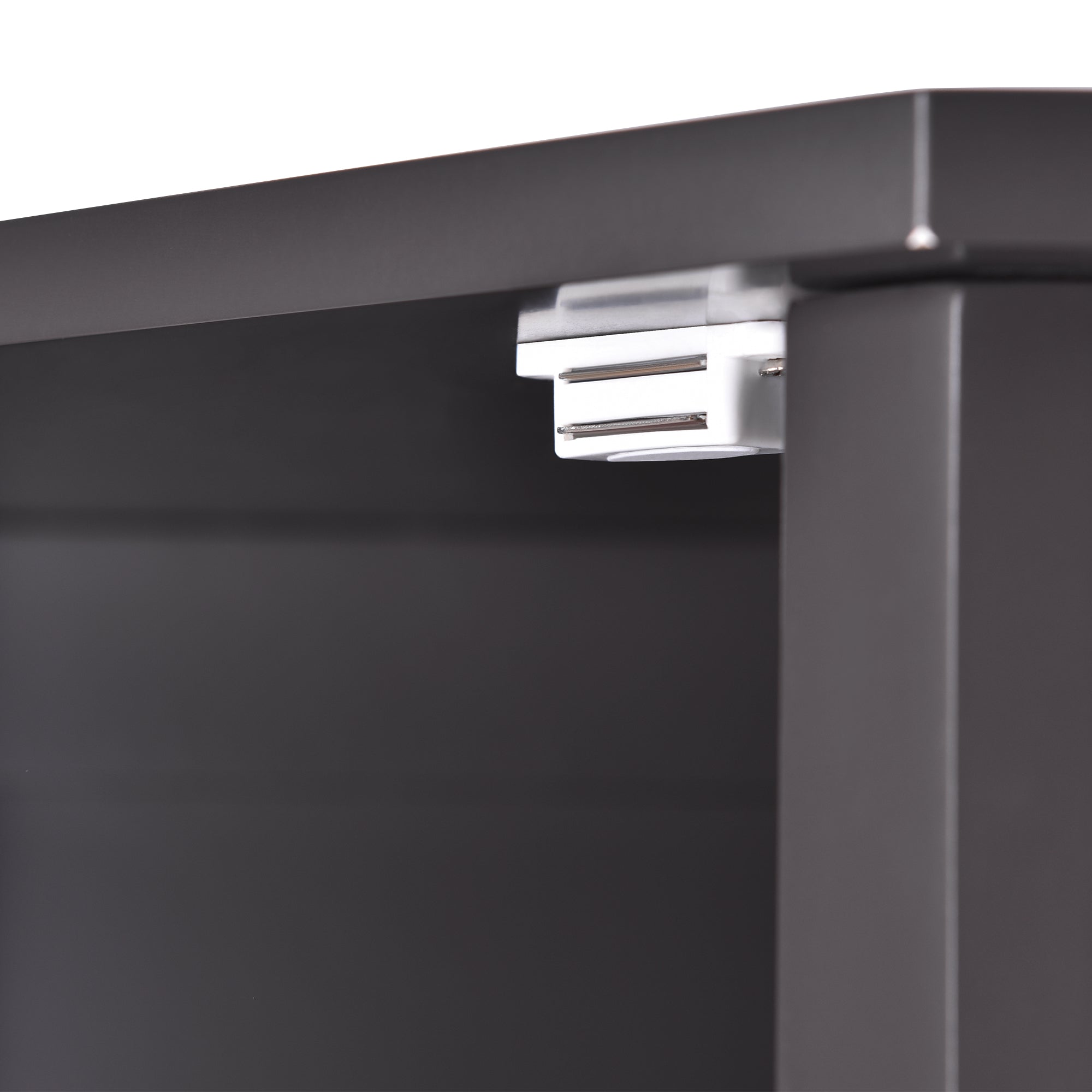 31" Wood 1-door Bathroom Cabinet with Interior Shelves