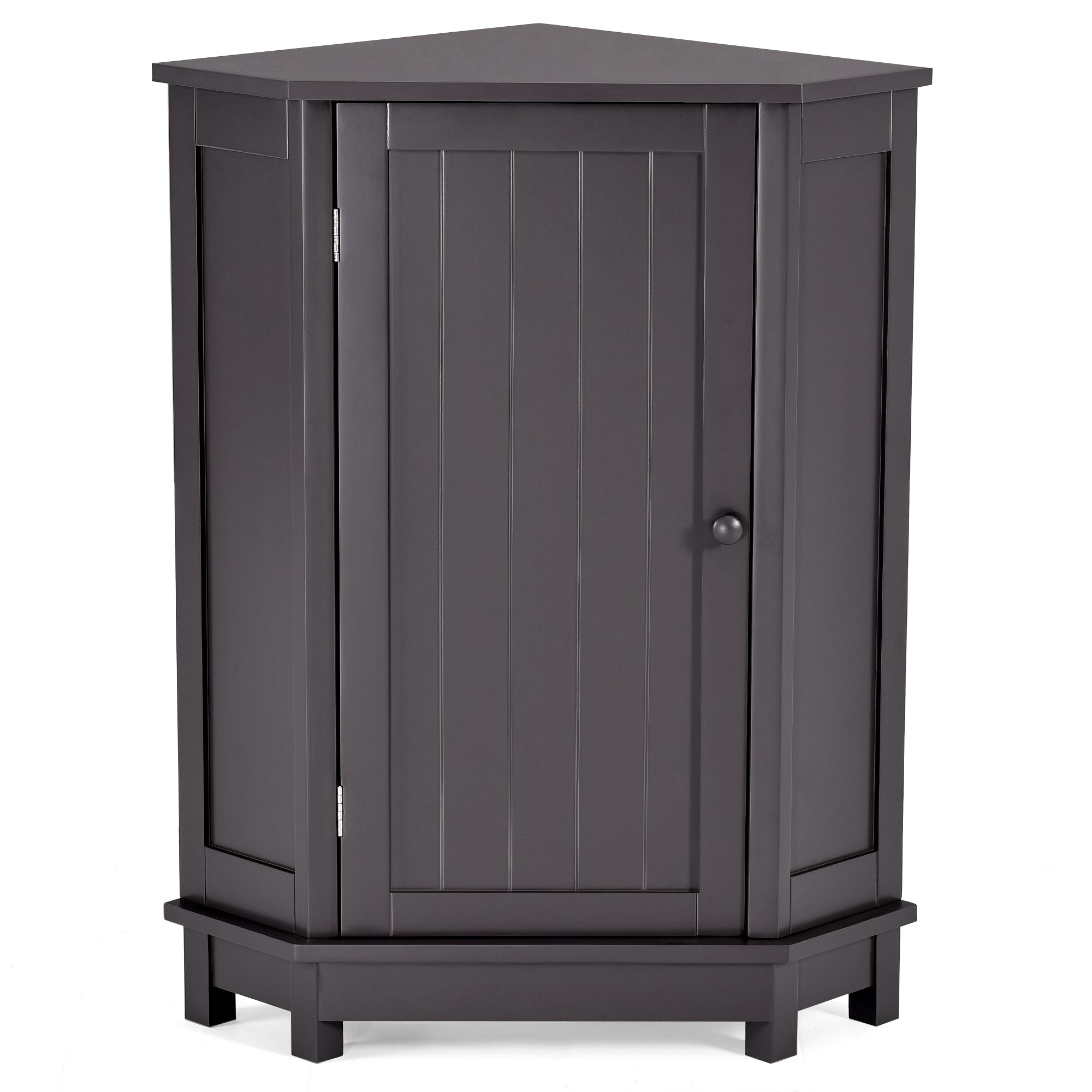 31" Wood 1-door Bathroom Cabinet with Interior Shelves