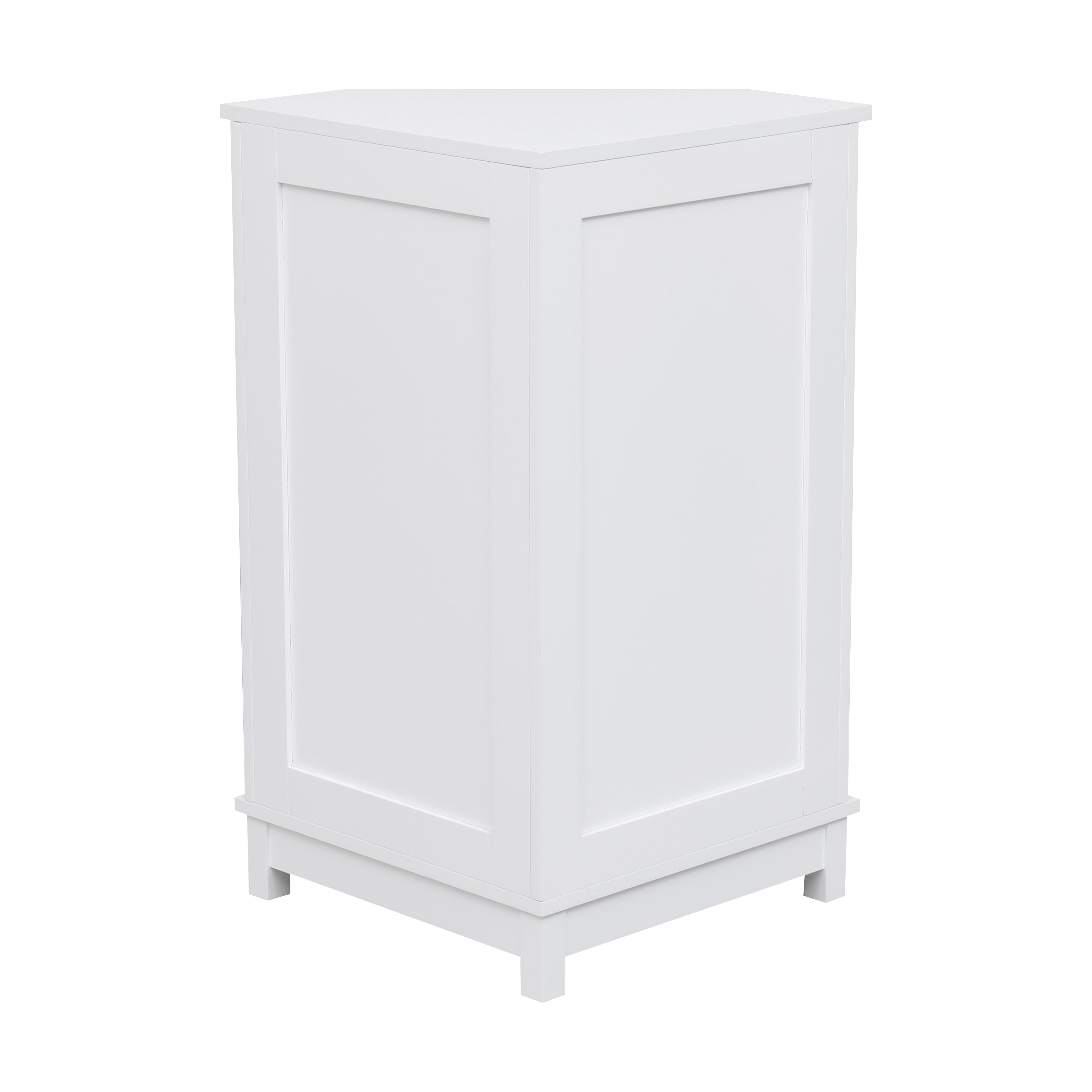 31" Wood 1-door Bathroom Cabinet with Interior Shelves