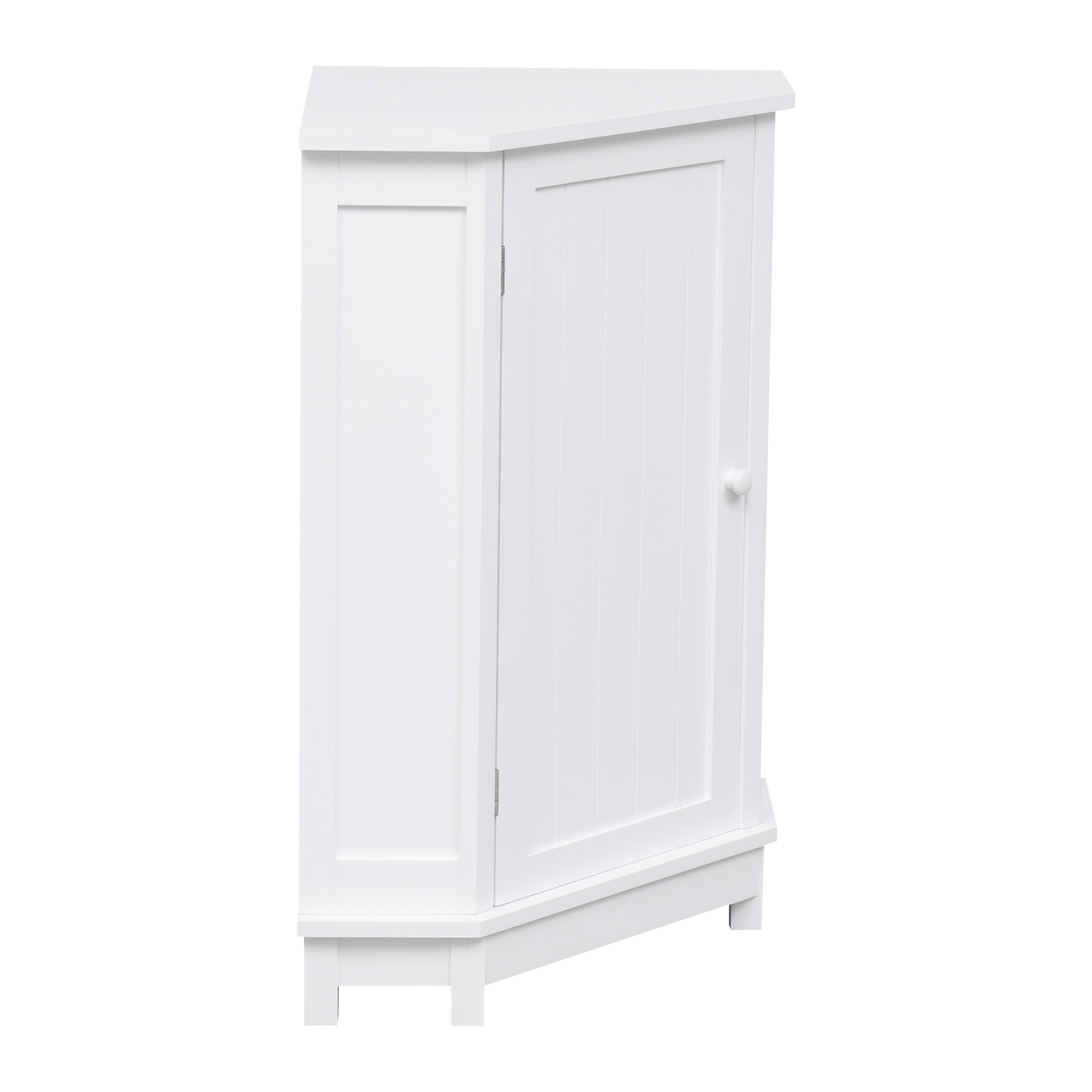 31" Wood 1-door Bathroom Cabinet with Interior Shelves