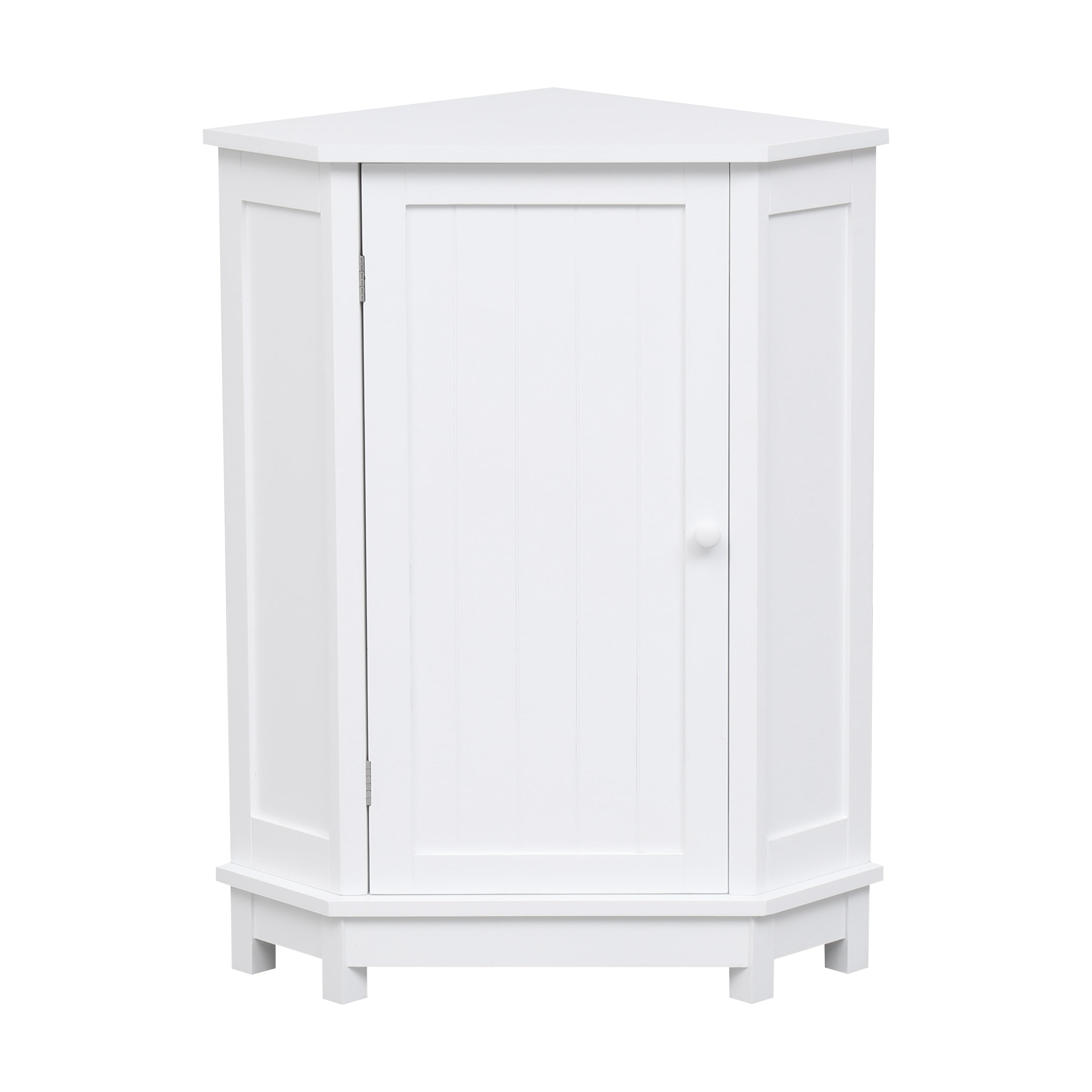 31" Wood 1-door Bathroom Cabinet with Interior Shelves