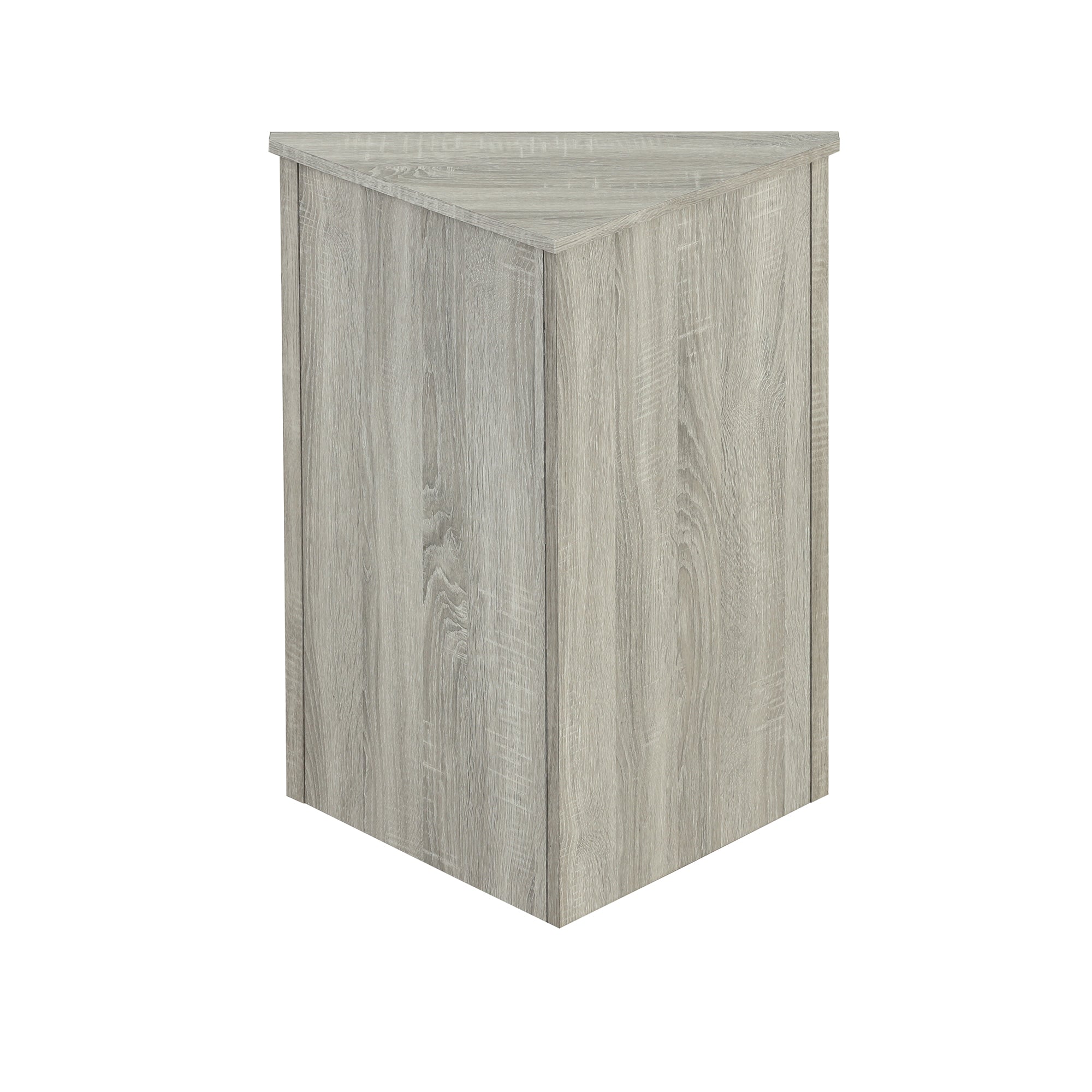 32" Wood 2-door Bathroom Corner Cabinet with Adjustable Shelves