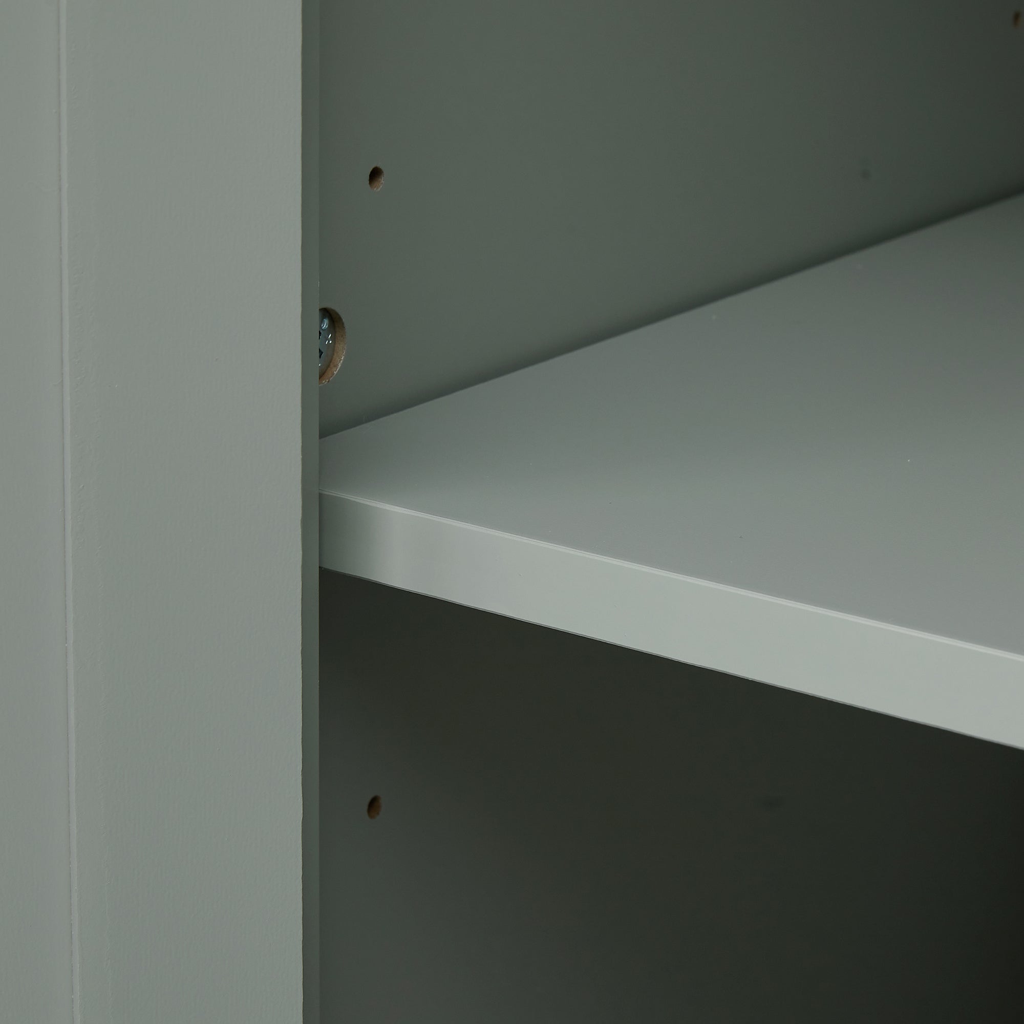 Tall Storage Cabinet with Two Drawers for Bathroom/Office