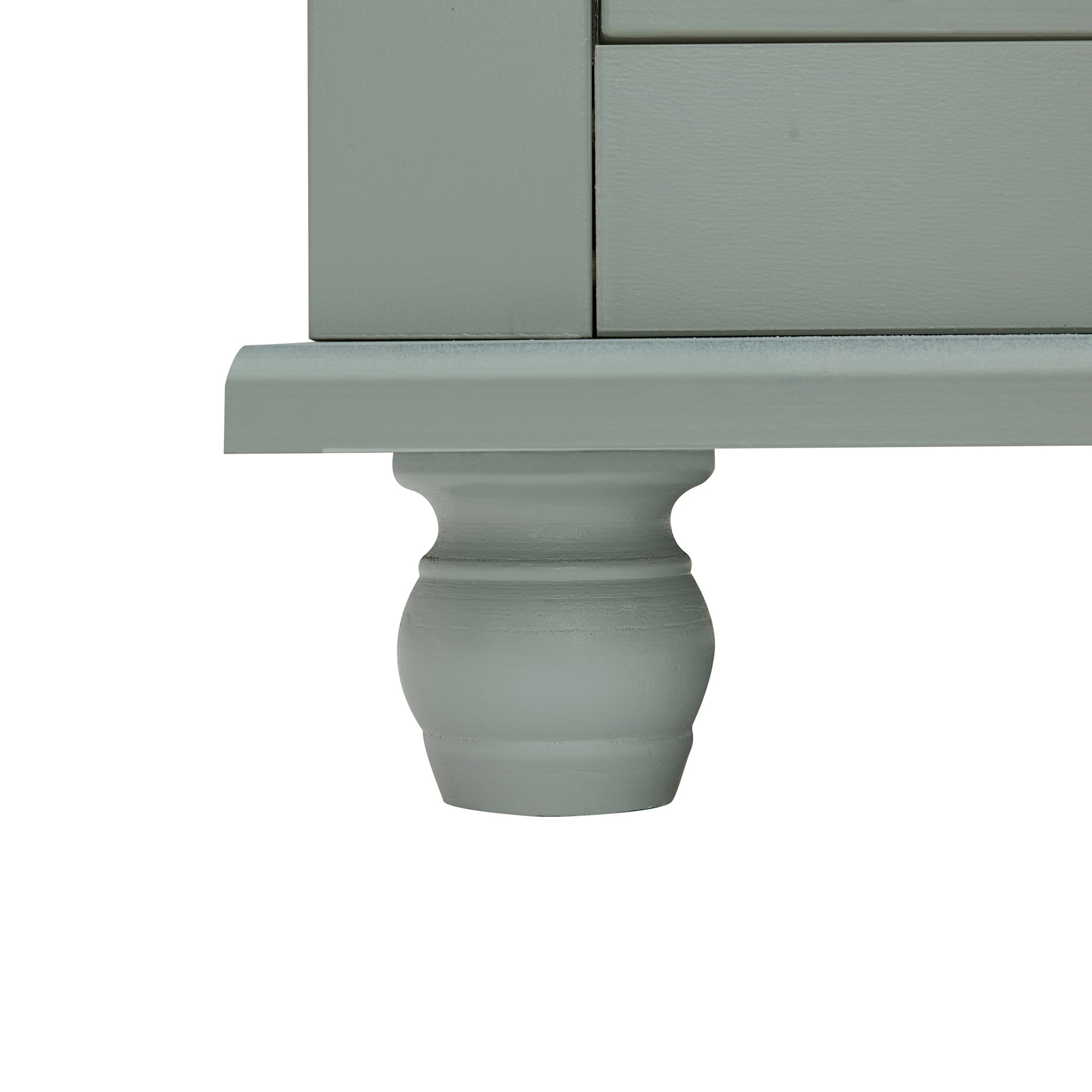 Tall Storage Cabinet with Two Drawers for Bathroom/Office