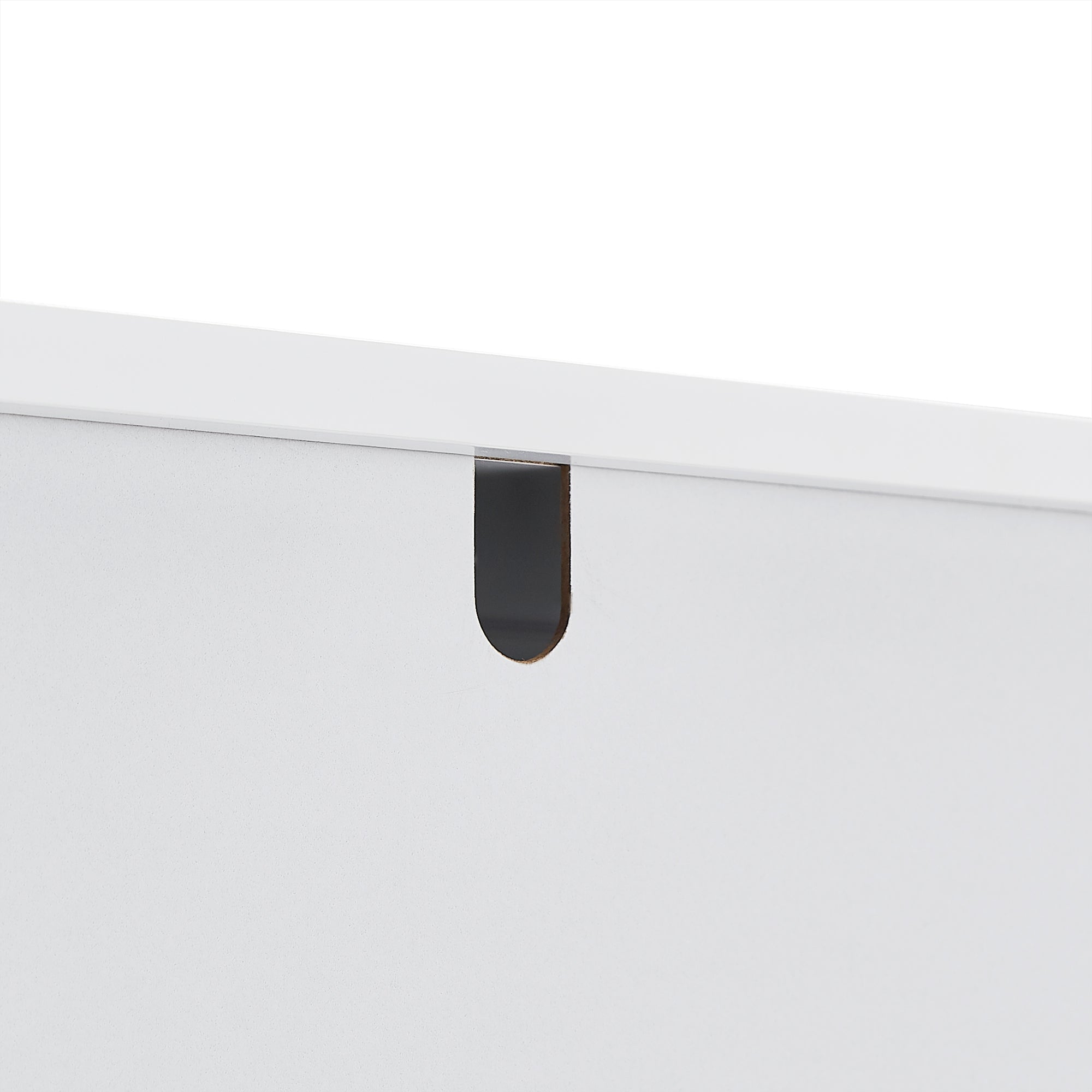 Tall Storage Cabinet with Two Drawers for Bathroom/Office
