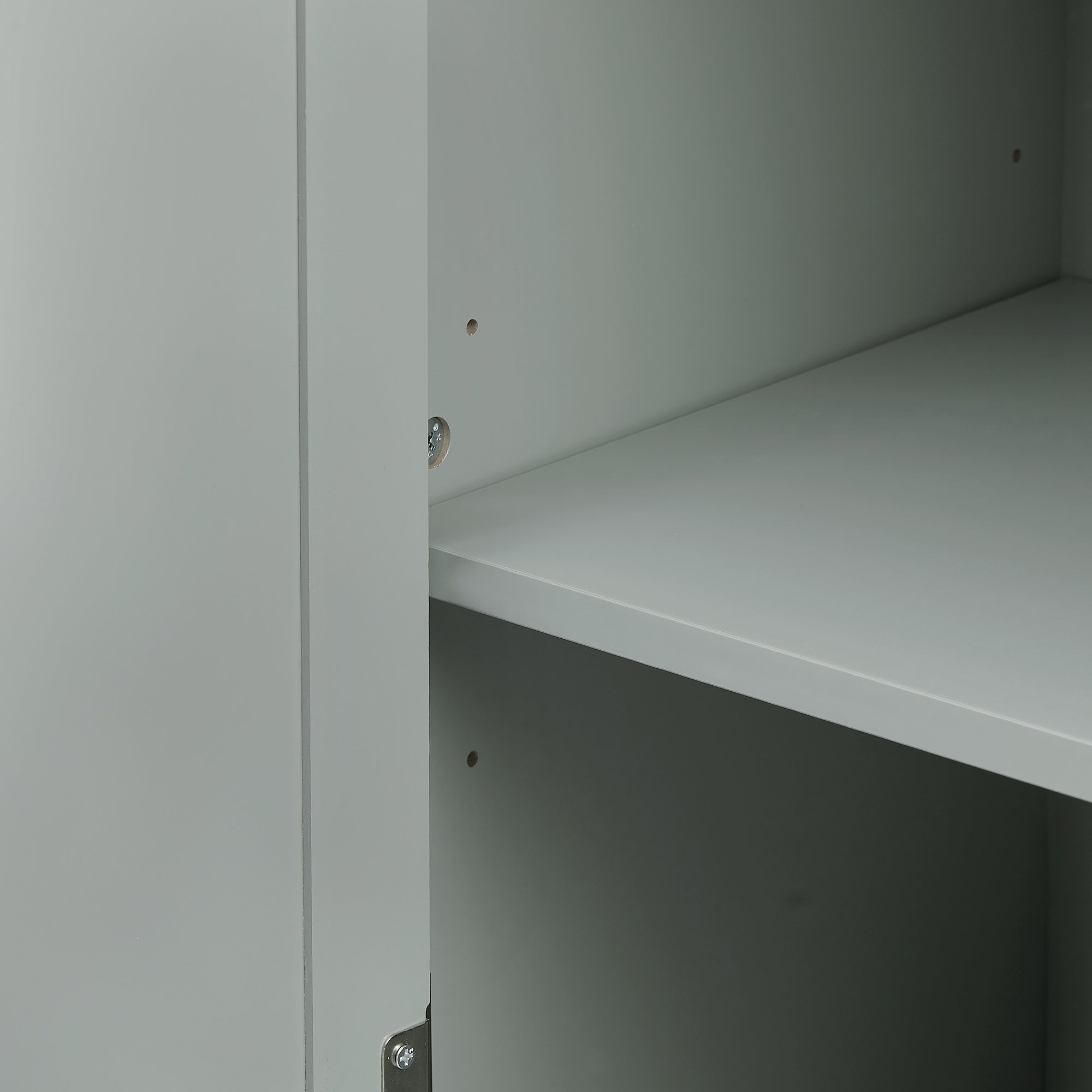 Tall Storage Cabinet with Three Drawers for Bathroom/Office