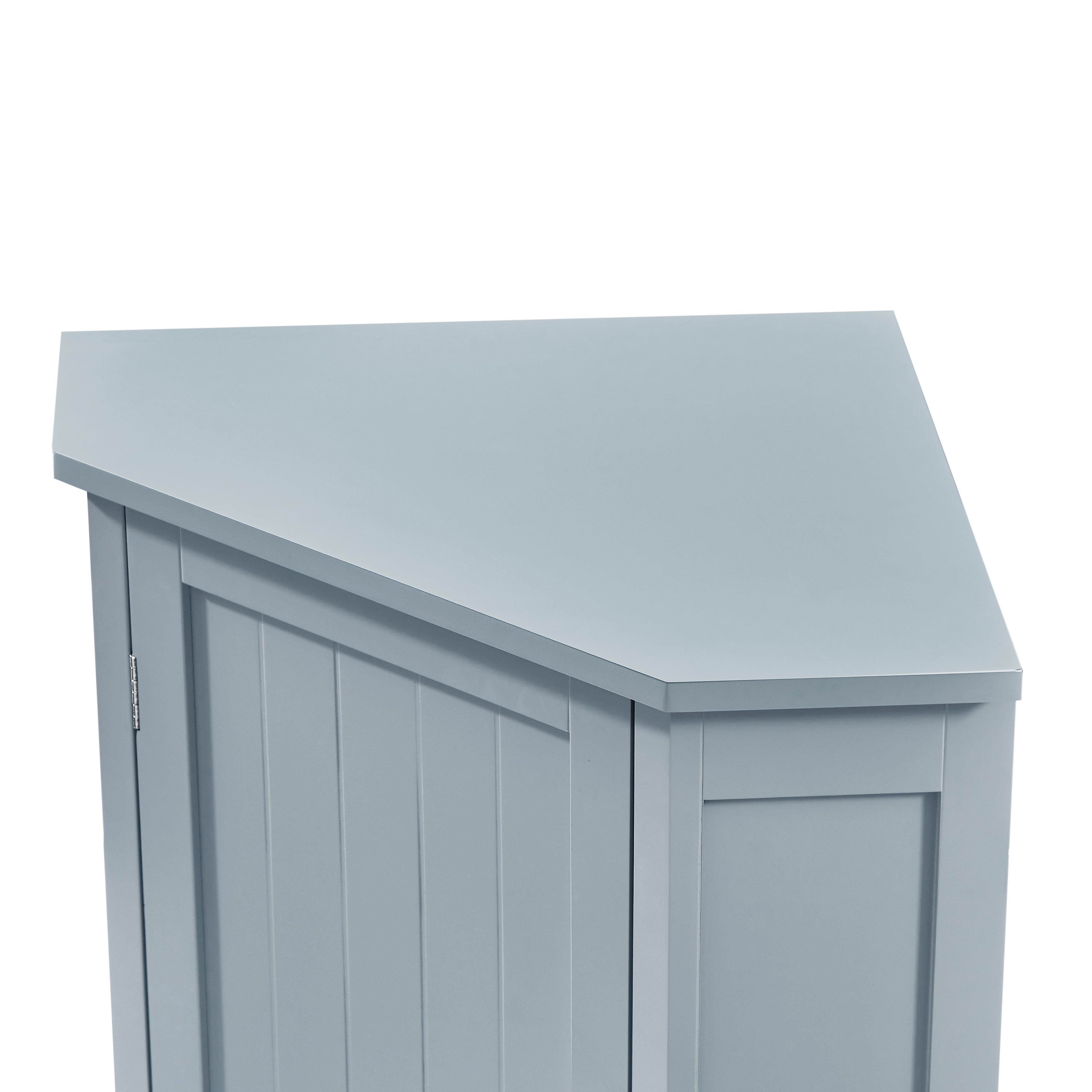 31" Wood 1-door Bathroom Cabinet with Interior Shelves
