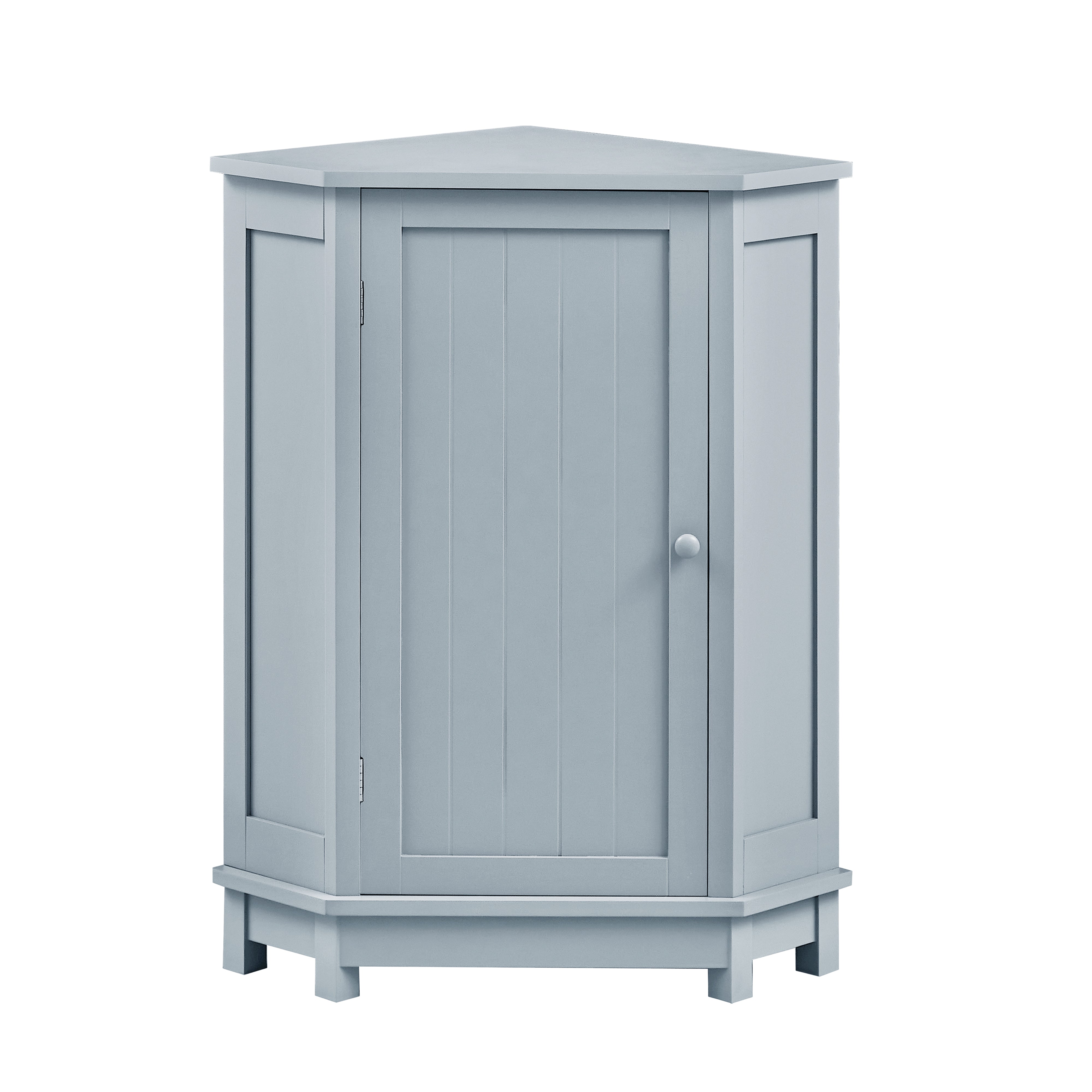31" Wood 1-door Bathroom Cabinet with Interior Shelves