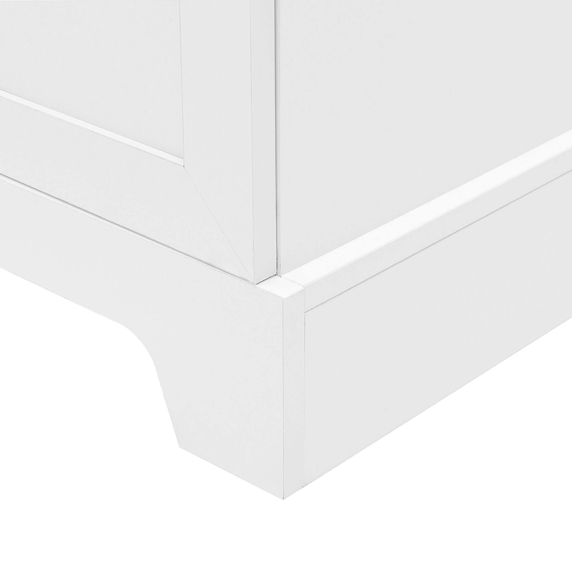 23 in. W x 71 in. H MDF Bathroom Storage Cabinet with Two Doors and Adjustable Shelves