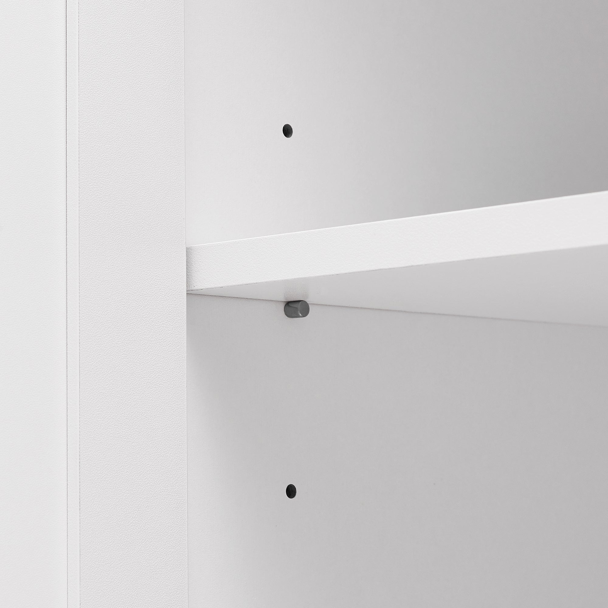 23 in. W x 71 in. H MDF Bathroom Storage Cabinet with Two Doors and Adjustable Shelves