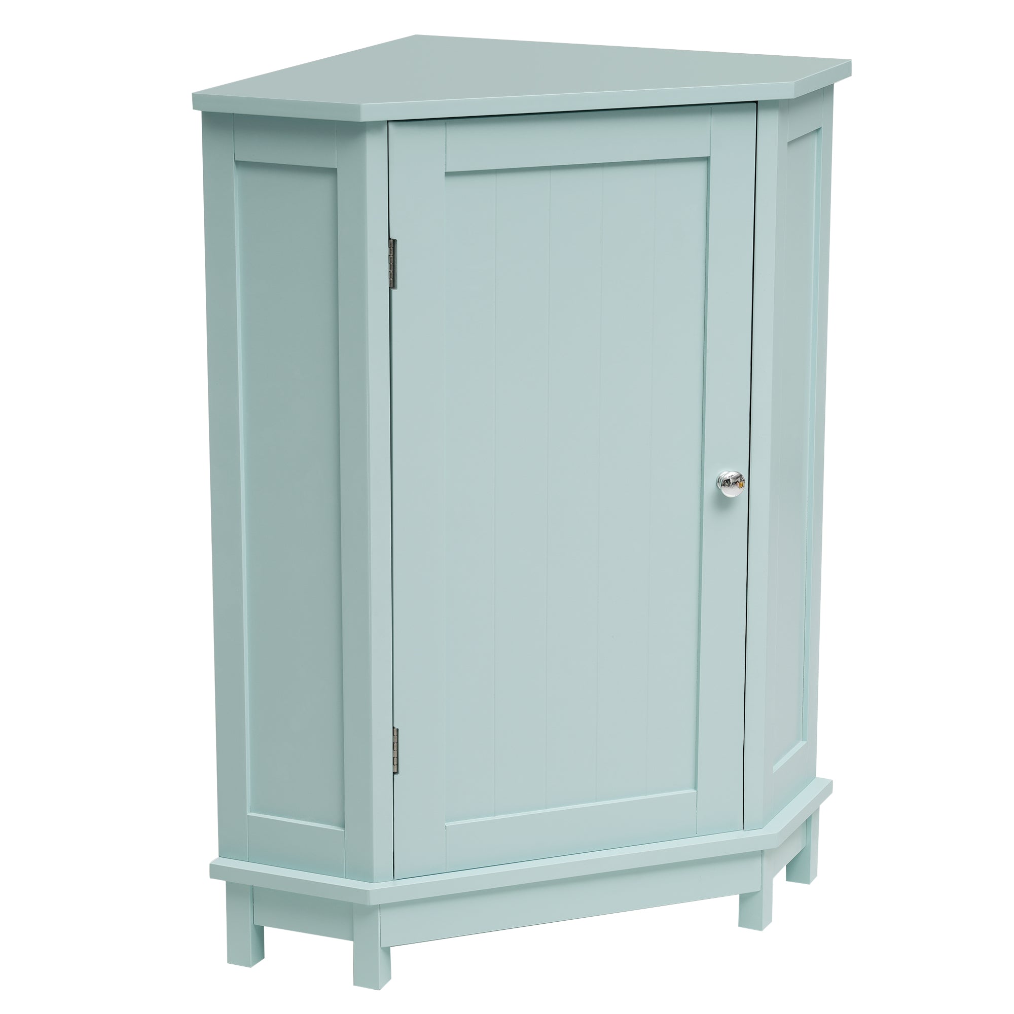 31" Wood 1-door Bathroom Cabinet with Interior Shelves