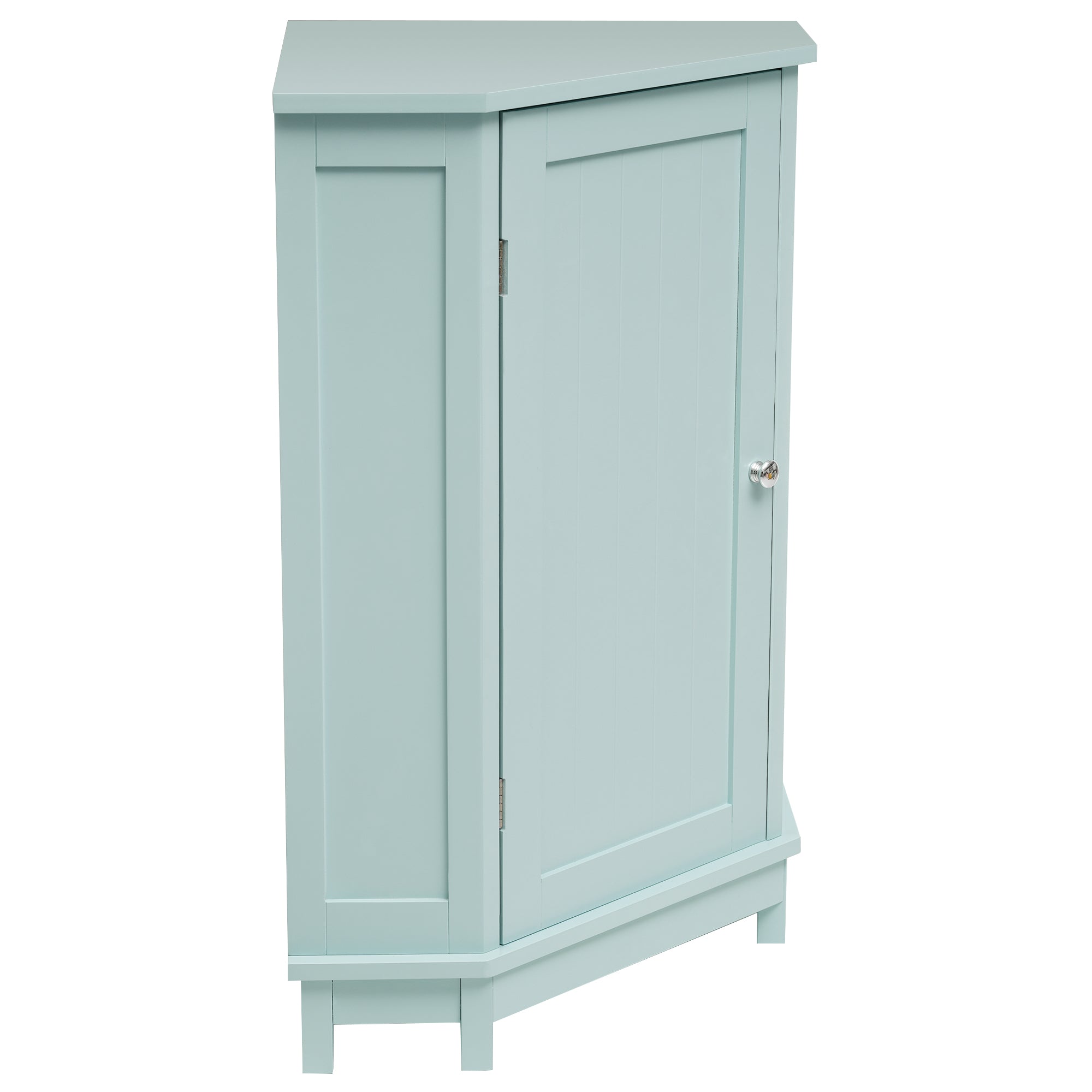 31" Wood 1-door Bathroom Cabinet with Interior Shelves