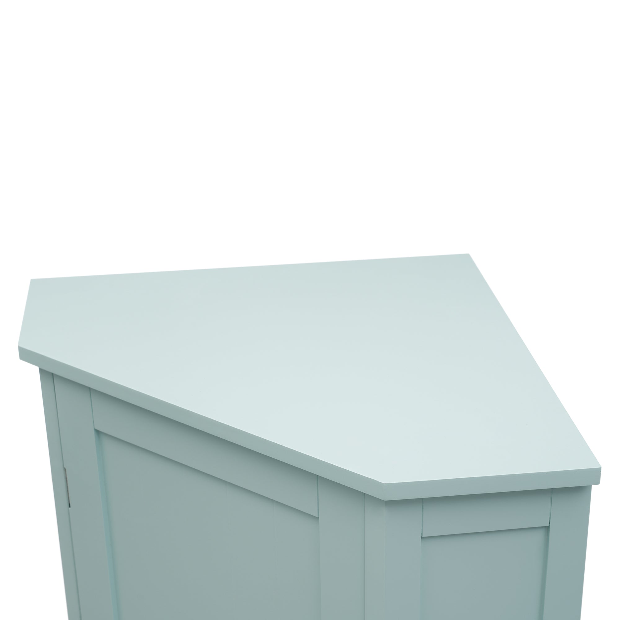 31" Wood 1-door Bathroom Cabinet with Interior Shelves