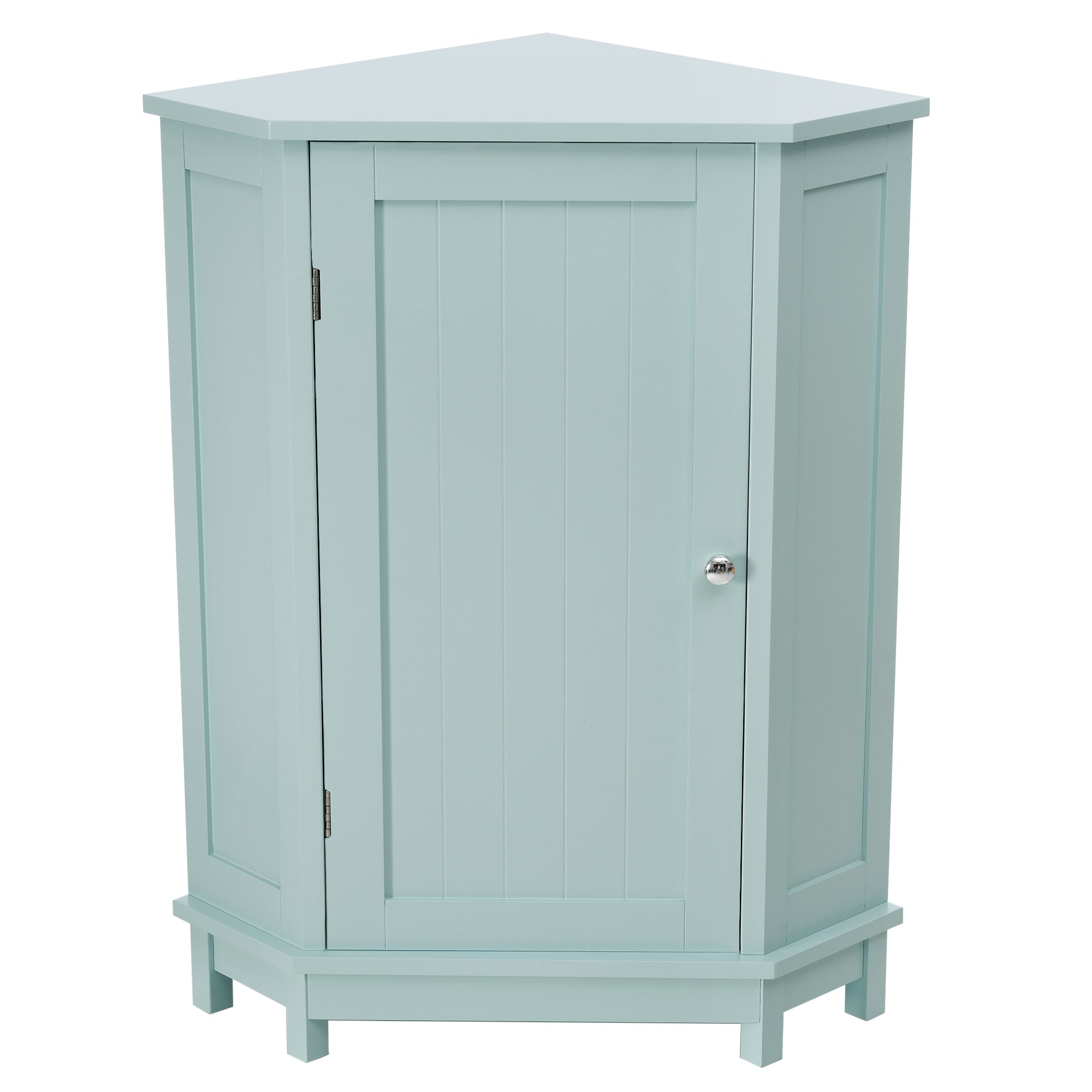31" Wood 1-door Bathroom Cabinet with Interior Shelves