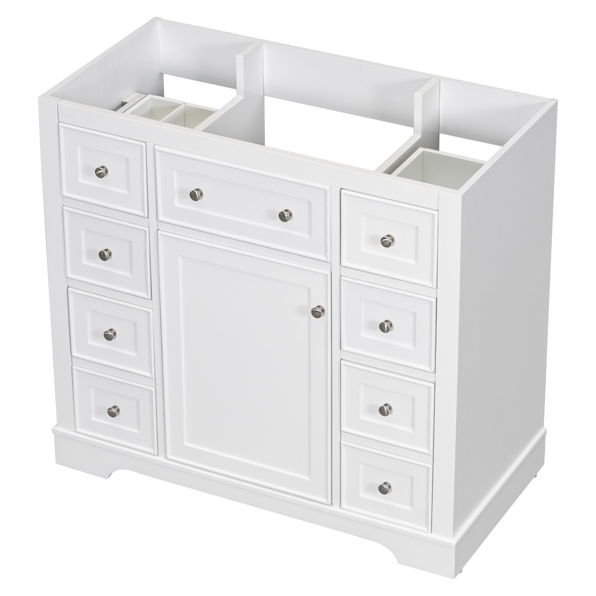 36 in. The Freestanding Bath Vanity Base without Top in White