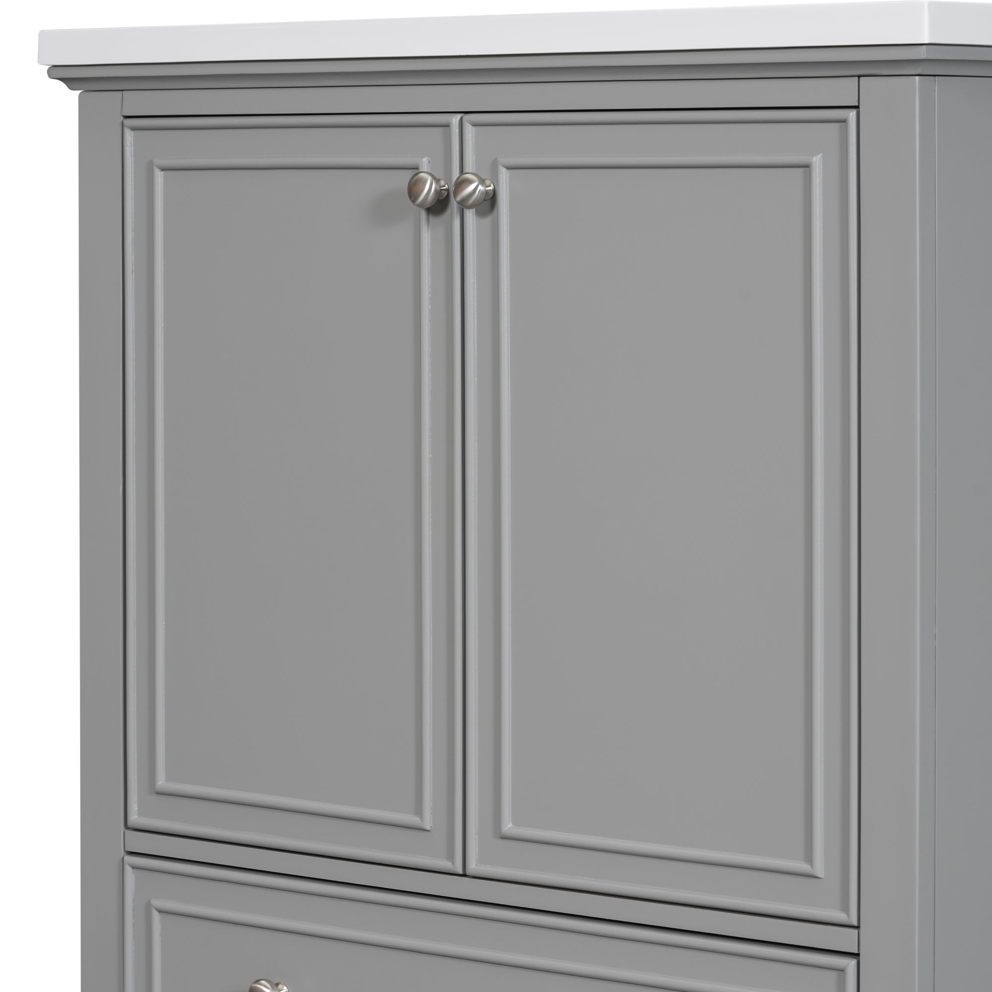 30 in. W x 18 in. D x 34 in. H Freestanding Bath Vanity Cabinet without Top