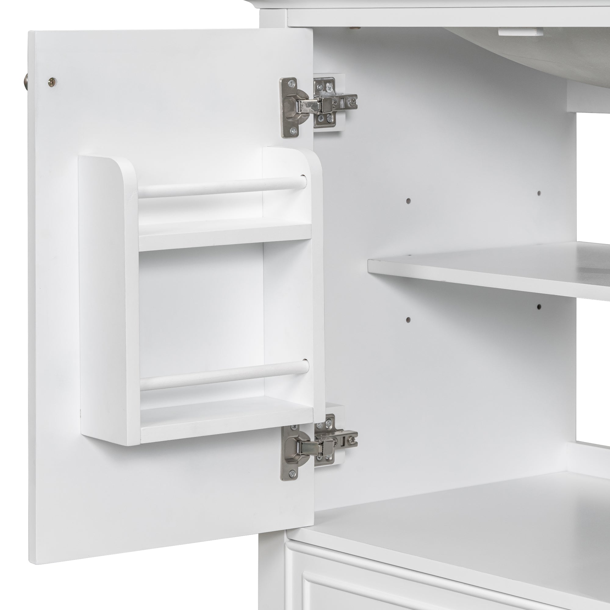 30 in. W x 18 in. D x 34 in. H Freestanding Bath Vanity Cabinet without Top