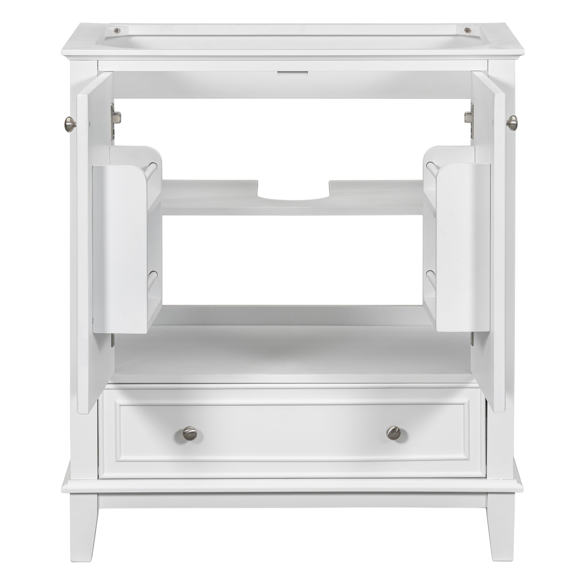 30 in. W x 18 in. D x 34 in. H Freestanding Bath Vanity Cabinet without Top