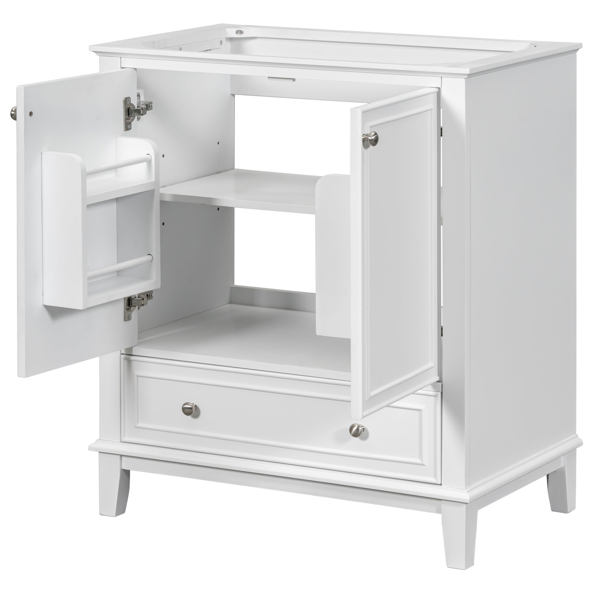 30 in. W x 18 in. D x 34 in. H Freestanding Bath Vanity Cabinet without Top