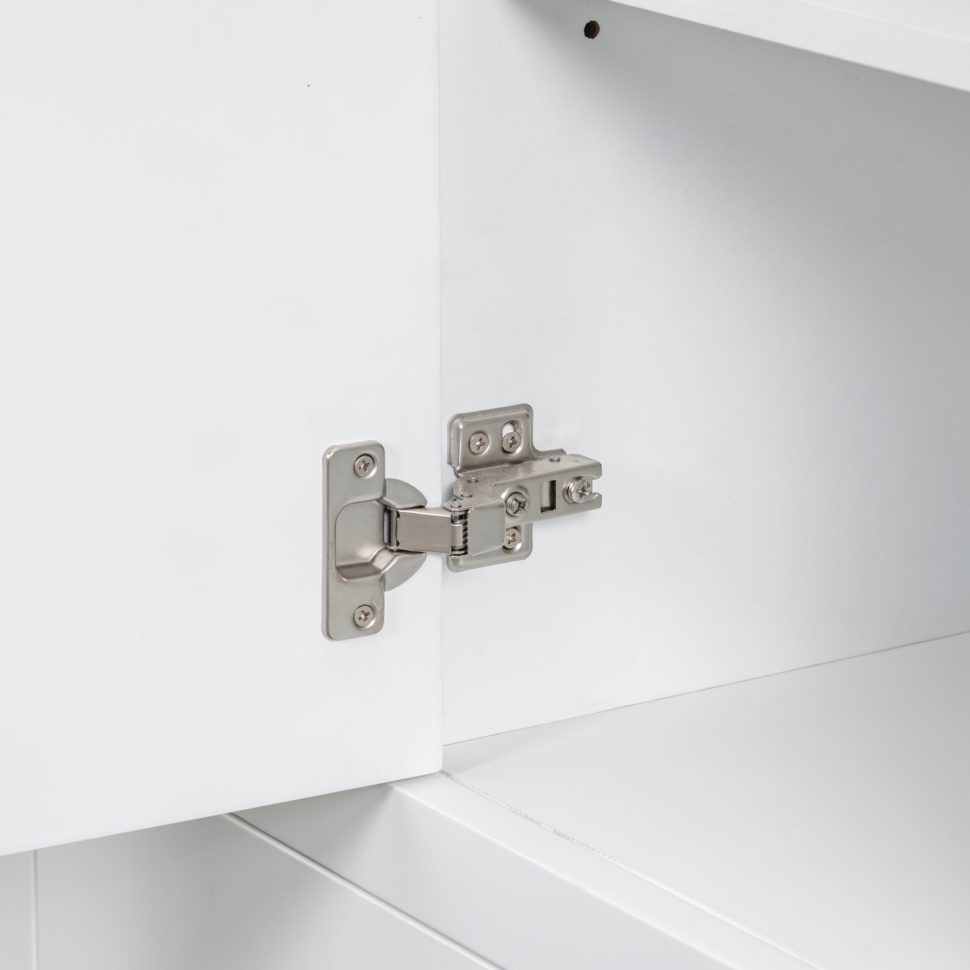 36 in. W x 18 in. D x 33 in. H Freestanding Bath Vanity Base without Top in White