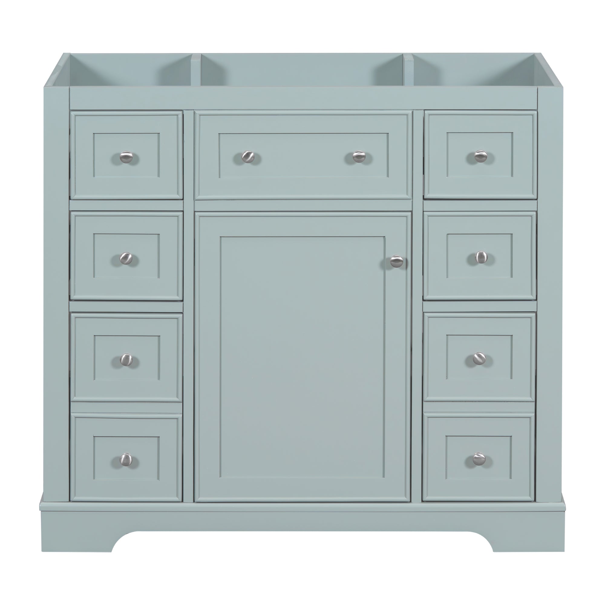 36 in. The Freestanding Bath Vanity Base without Top in White