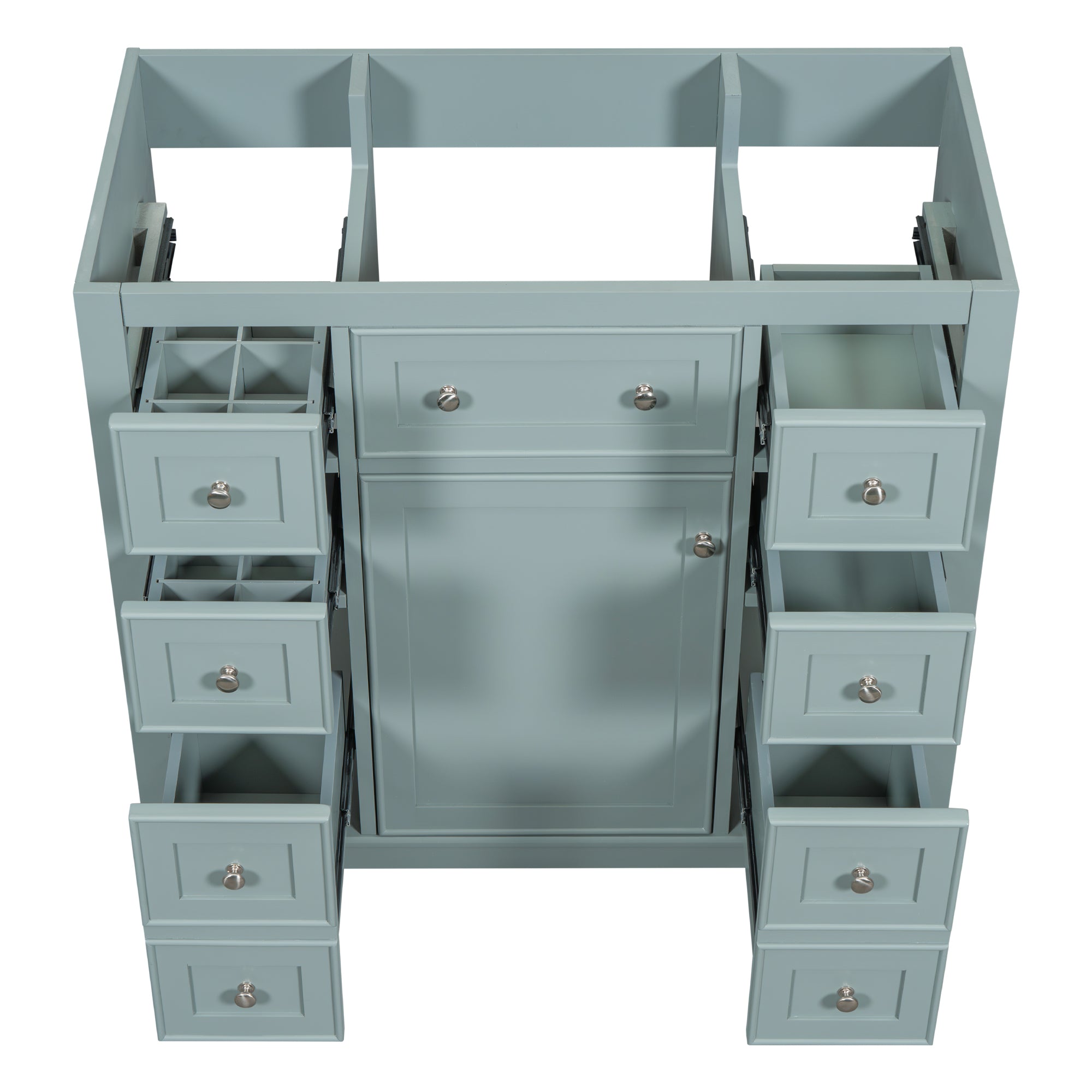 36 in. The Freestanding Bath Vanity Base without Top in White