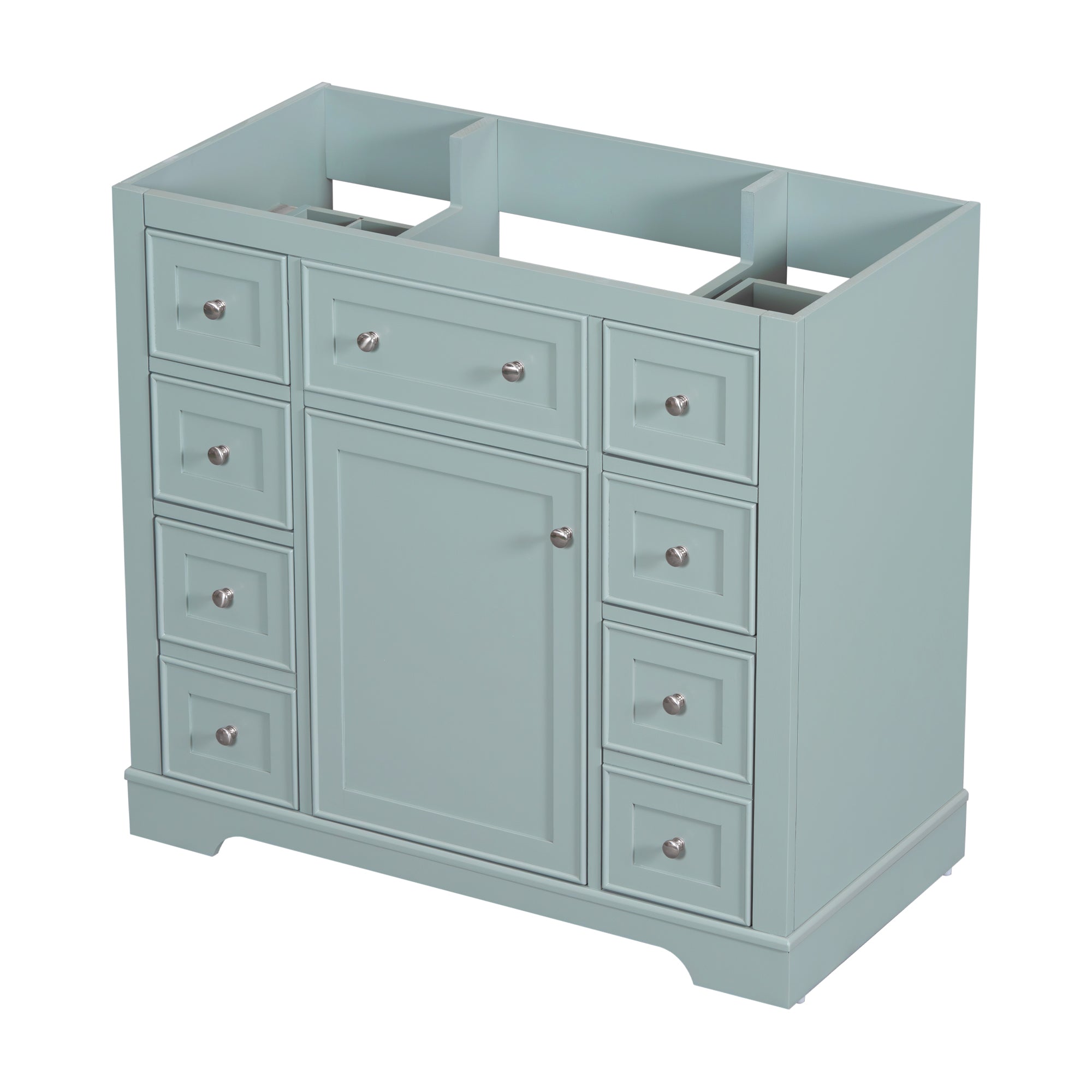 36 in. The Freestanding Bath Vanity Base without Top in White