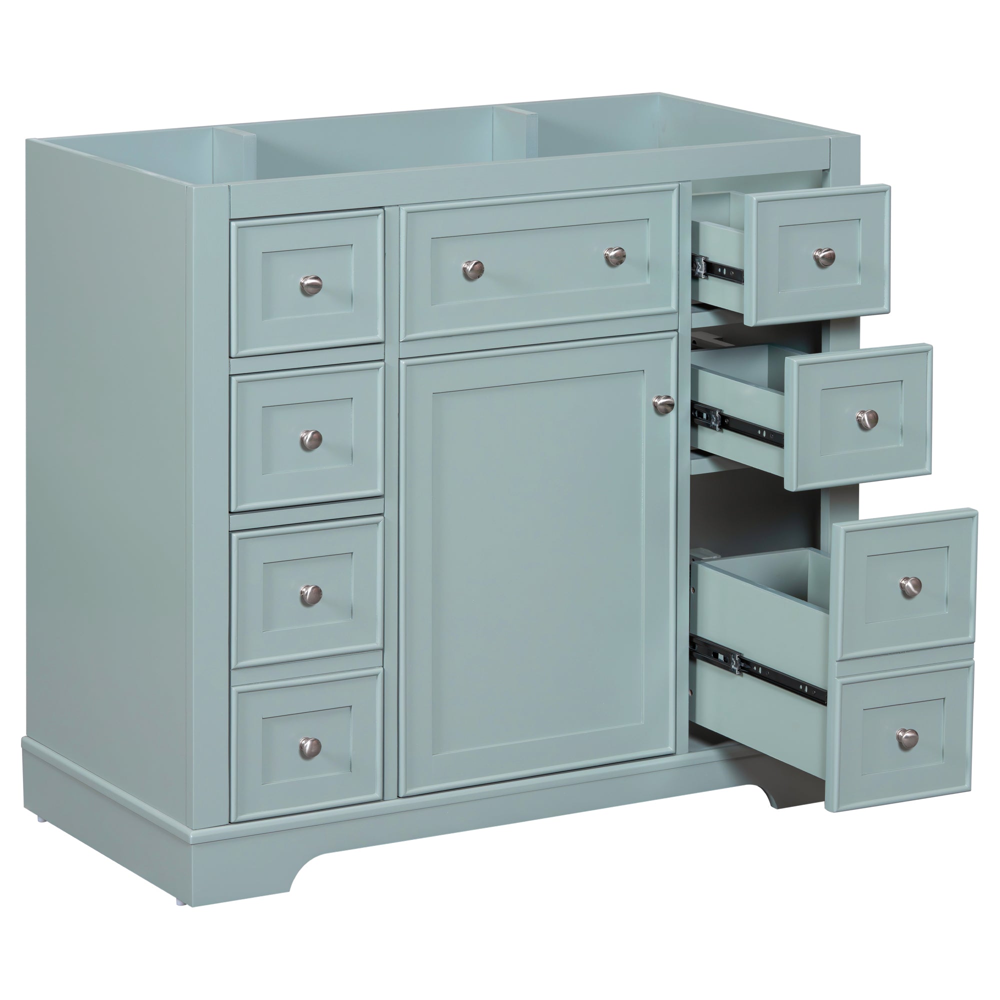 36 in. The Freestanding Bath Vanity Base without Top in White