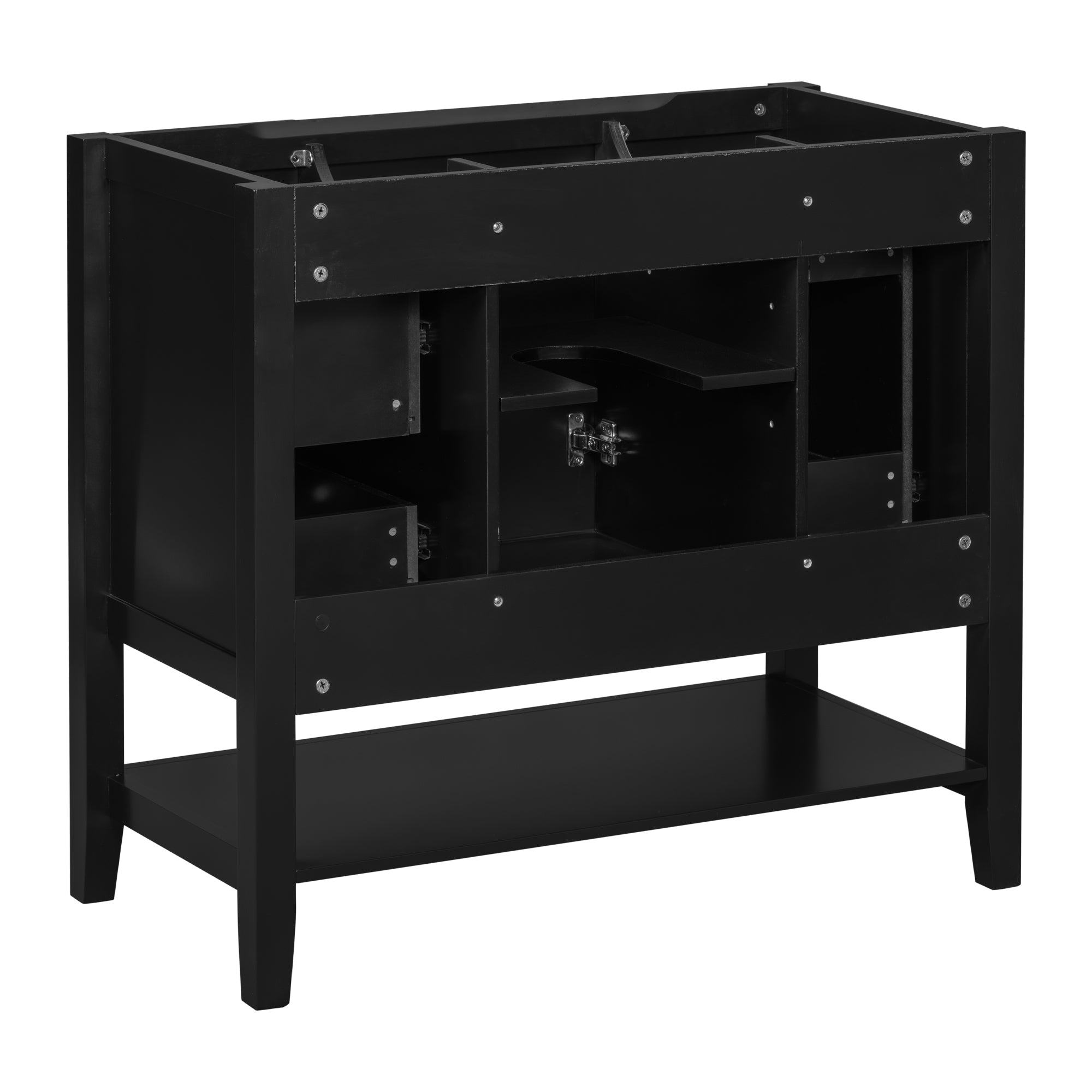 36 in. W x 18 in. D x 33 in. H Freestanding Bath Vanity Base without Top