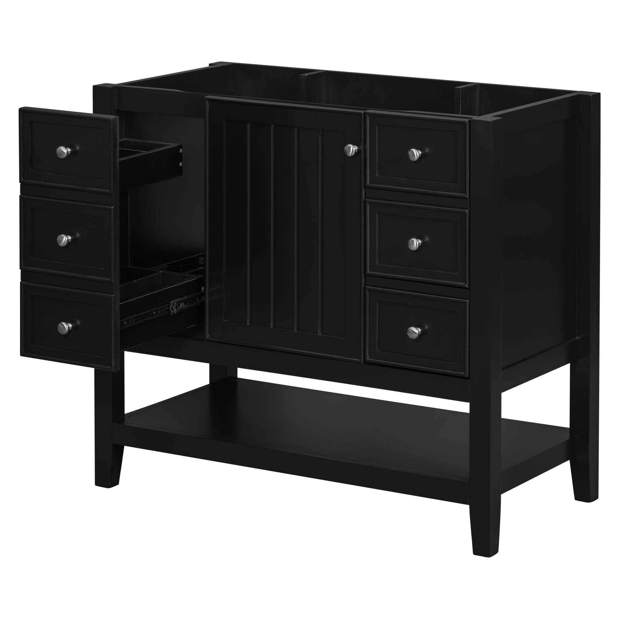 36 in. W x 18 in. D x 33 in. H Freestanding Bath Vanity Base without Top